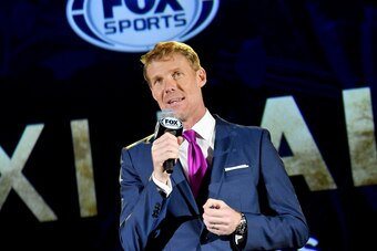 NEW YORK, NY - SEPTEMBER 26:  Soccer analyst Alexi Lalas speaking at FOX Sports 2018 FIFA World Cup Celebration on September 26, 2017 at ArtBeam in New York City.  (Photo by Mike Coppola/Getty Images for FOX Sports')