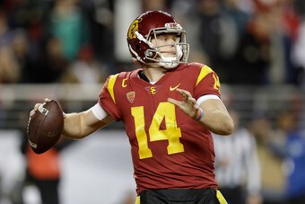 If he declares, could Sam Darnold be the heir apparent to Eli Manning for the Giants?