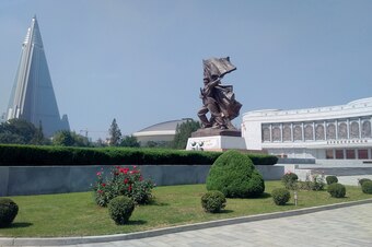The Pyongyang Skyline.