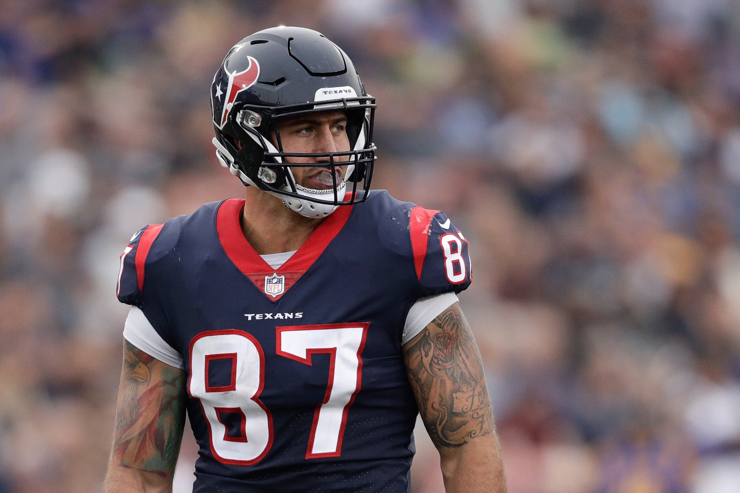 Houston Texans tight end C.J. Fiedorowicz Houston Texans tight end C.J. Fiedorowicz
