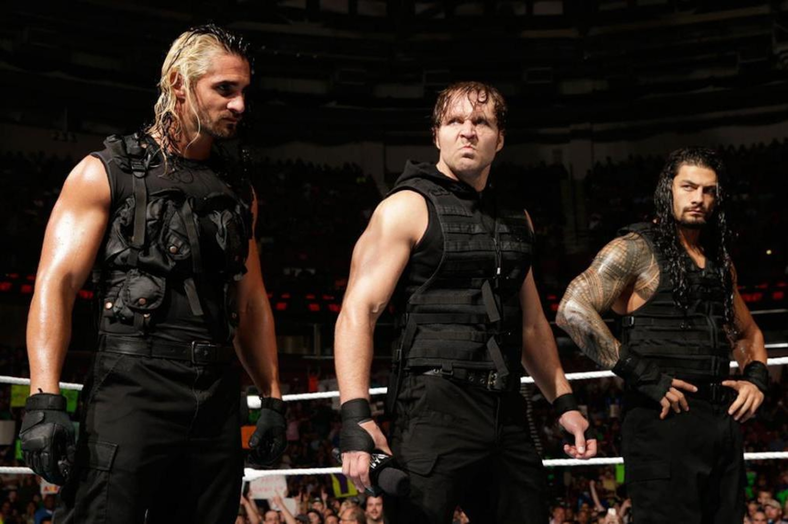 Seth Rollins, Dean Ambrose and Roman Reigns Seth Rollins, Dean Ambrose and Roman Reigns
