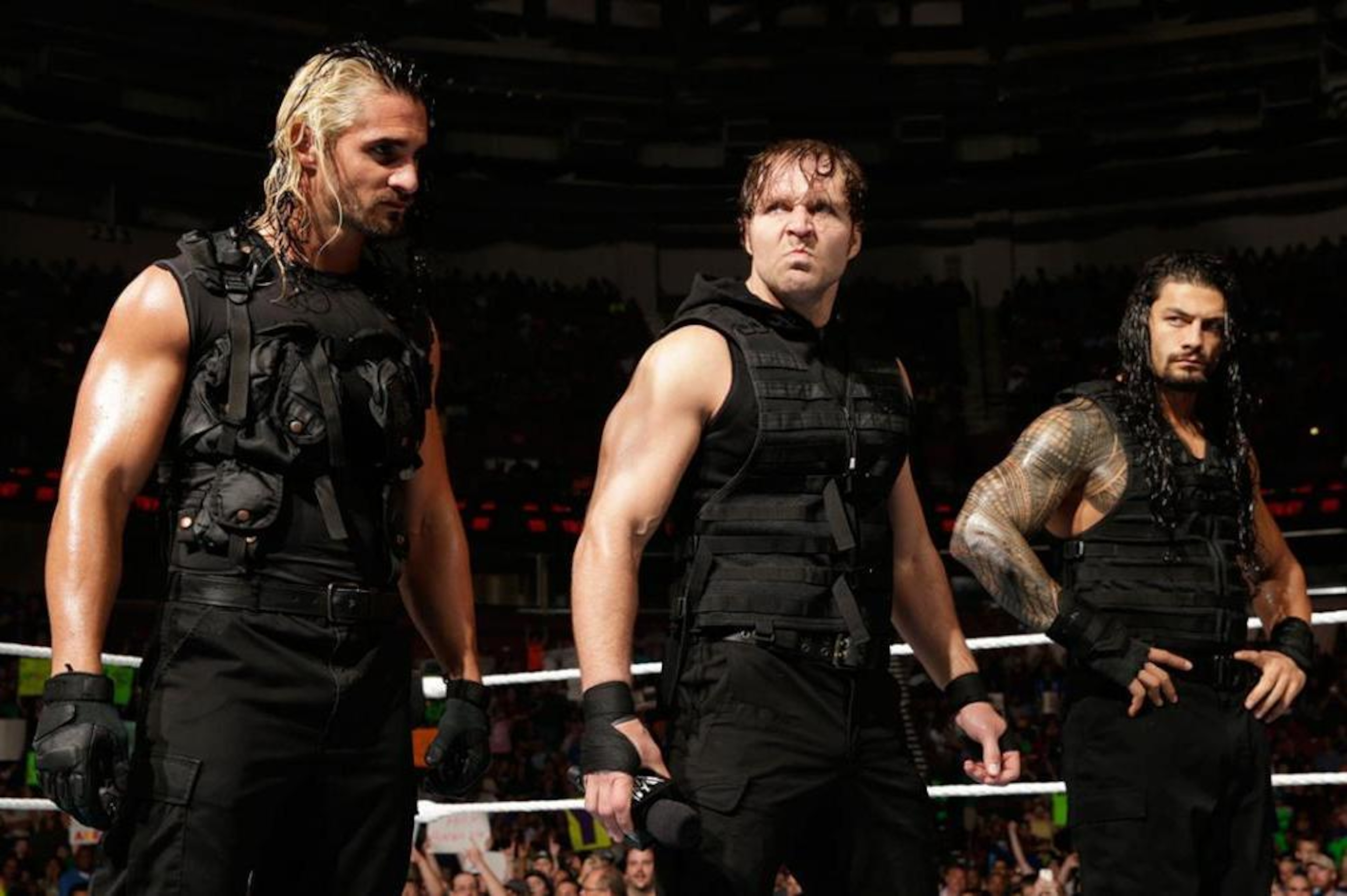 Seth Rollins, Dean Ambrose and Roman Reigns