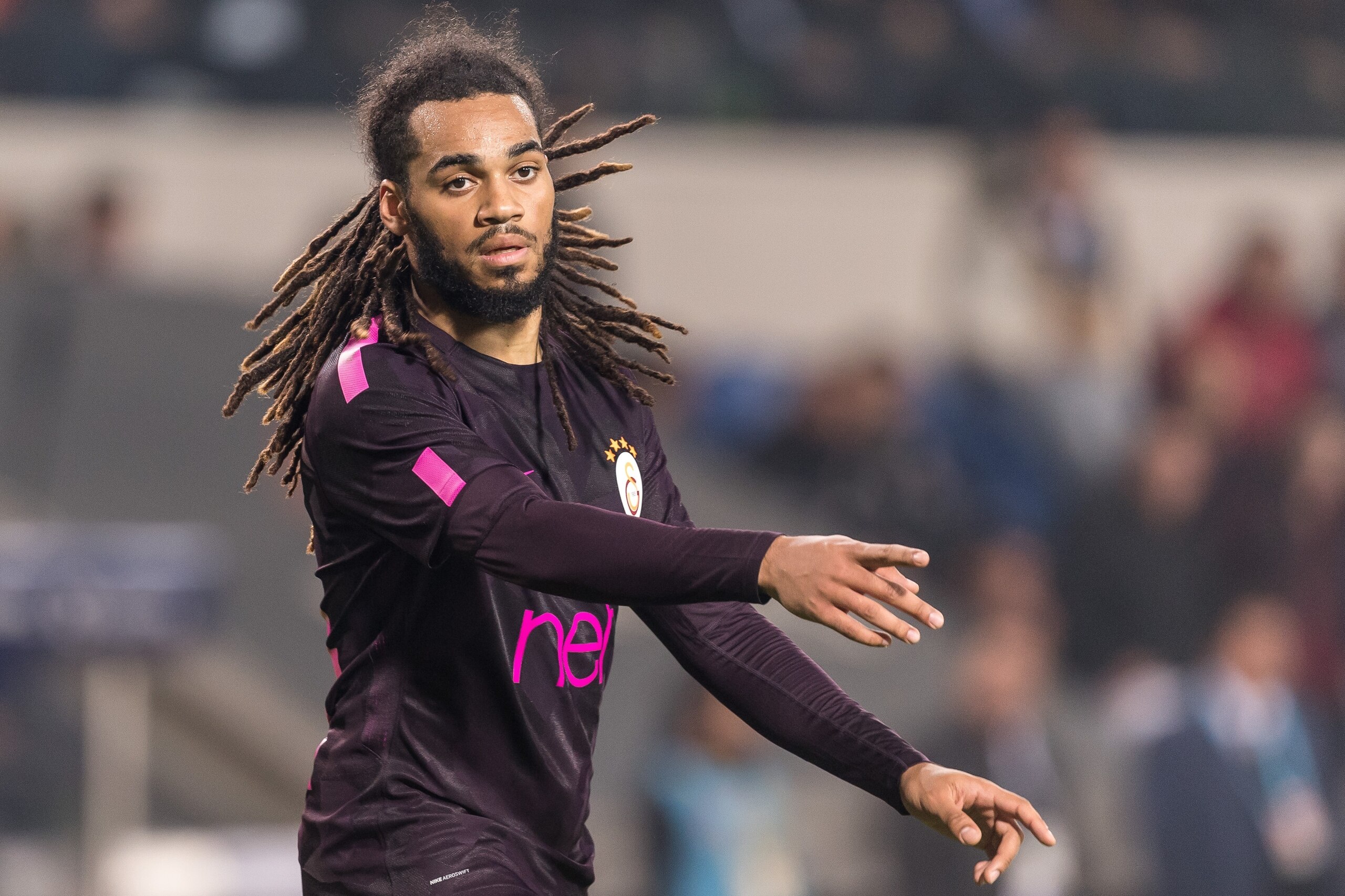 Jason Gregory Denayer of Galatasaray SK during the Turkish Spor Toto Super Lig football match between Medipol Basaksehir FK and Galatasaray AS on November 18, 2017 at the Fatih Terim stadium in Istanbul, Turkey(Photo by VI Images via Getty Images)