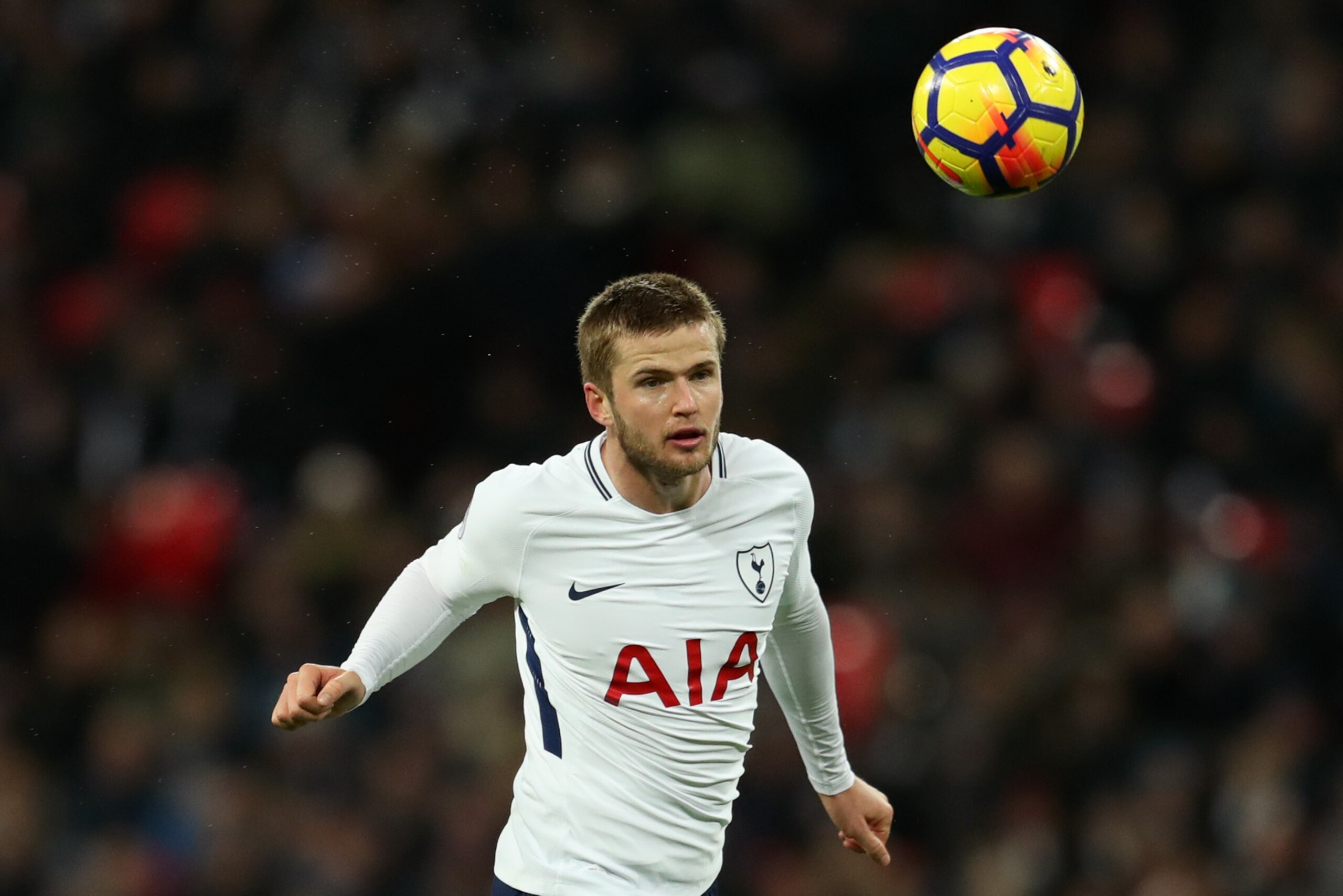 LONDON, ENGLAND - DECEMBER 09: Eric Dier of Tottenham Hotspur during the Premier League match between Tottenham Hotspur and Stoke City at Wembley Stadium on December 9, 2017 in London, England. (Photo by Catherine Ivill/Getty Images)