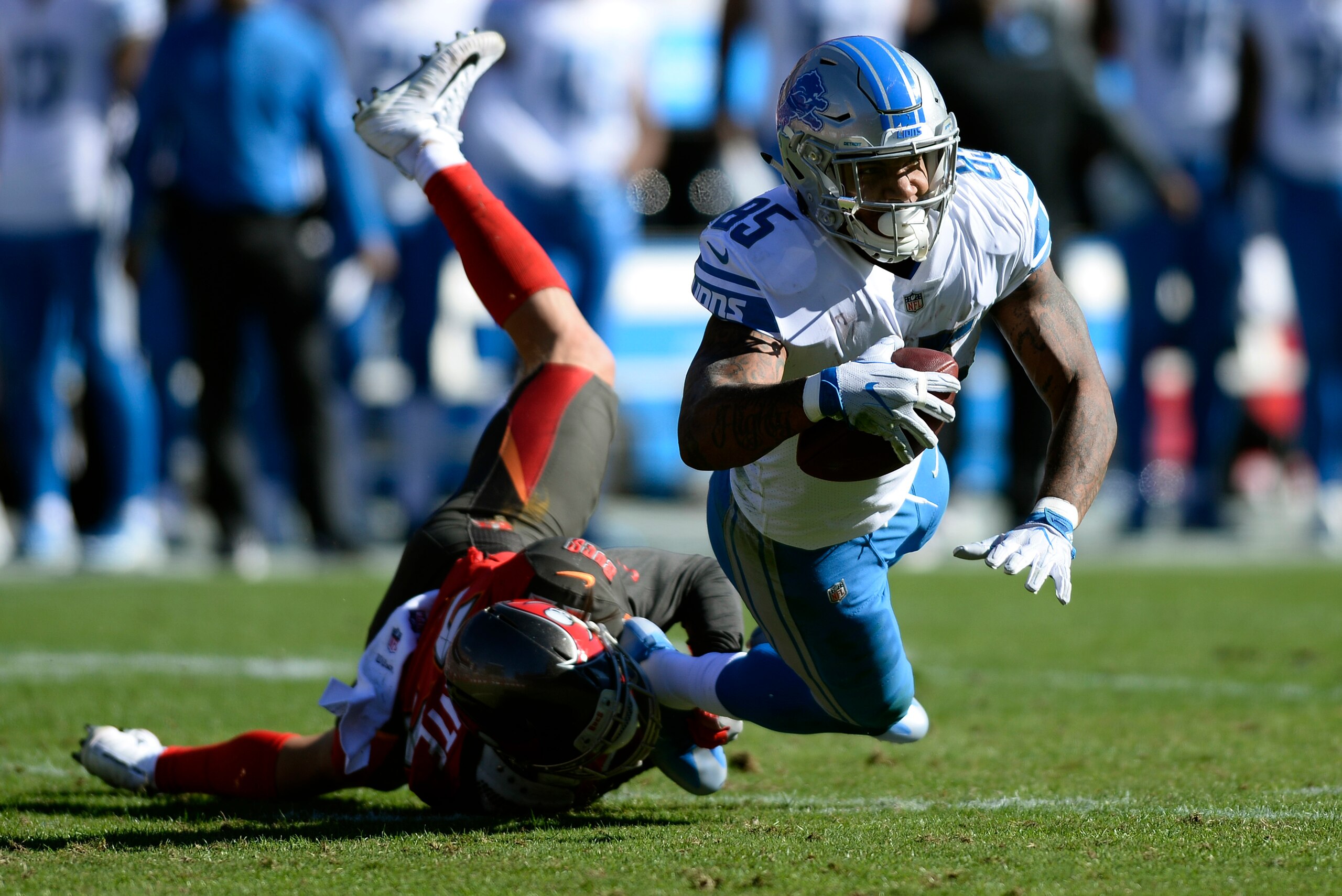 Lion tight end Eric Ebron