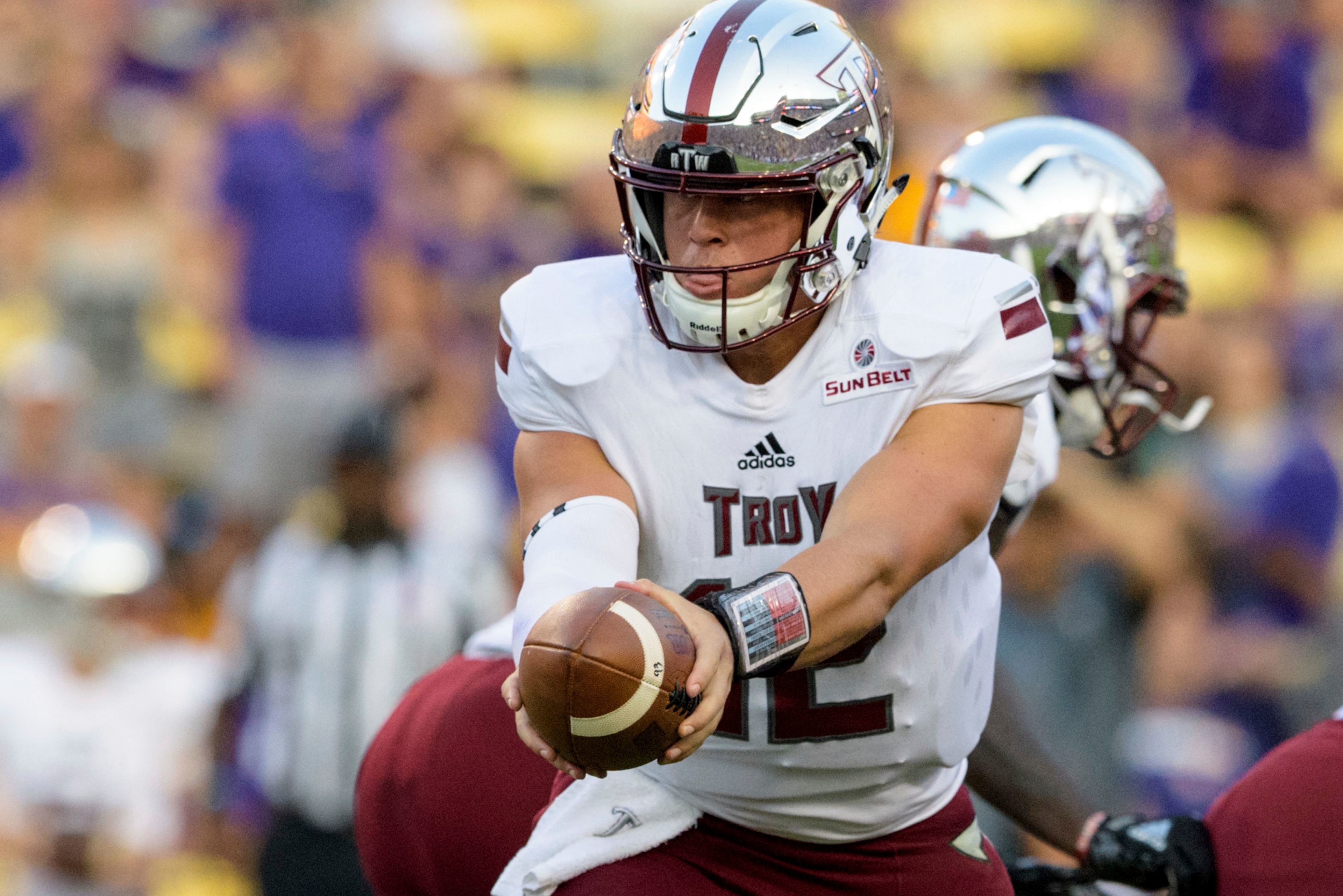 Troy quarterback Brandon Silvers