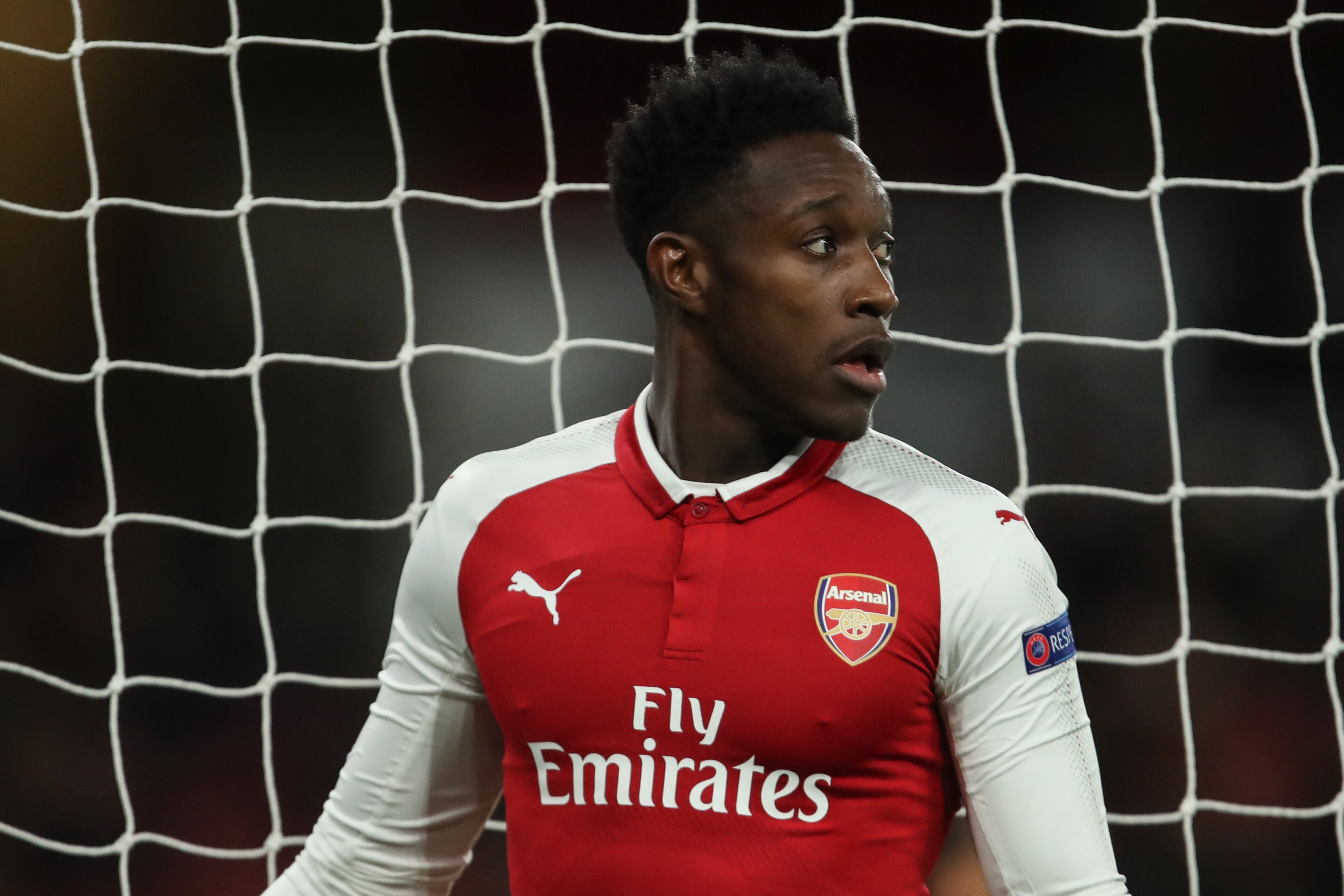 LONDON, ENGLAND - DECEMBER 07: Danny Welbeck of Arsenal during the UEFA Europa League group H match between Arsenal FC and BATE Borisov at Emirates Stadium on December 7, 2017 in London, United Kingdom. (Photo by Robbie Jay Barratt - AMA/Getty Images)
