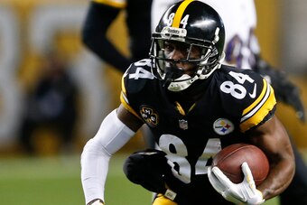 Pittsburgh wideout Antonio Brown