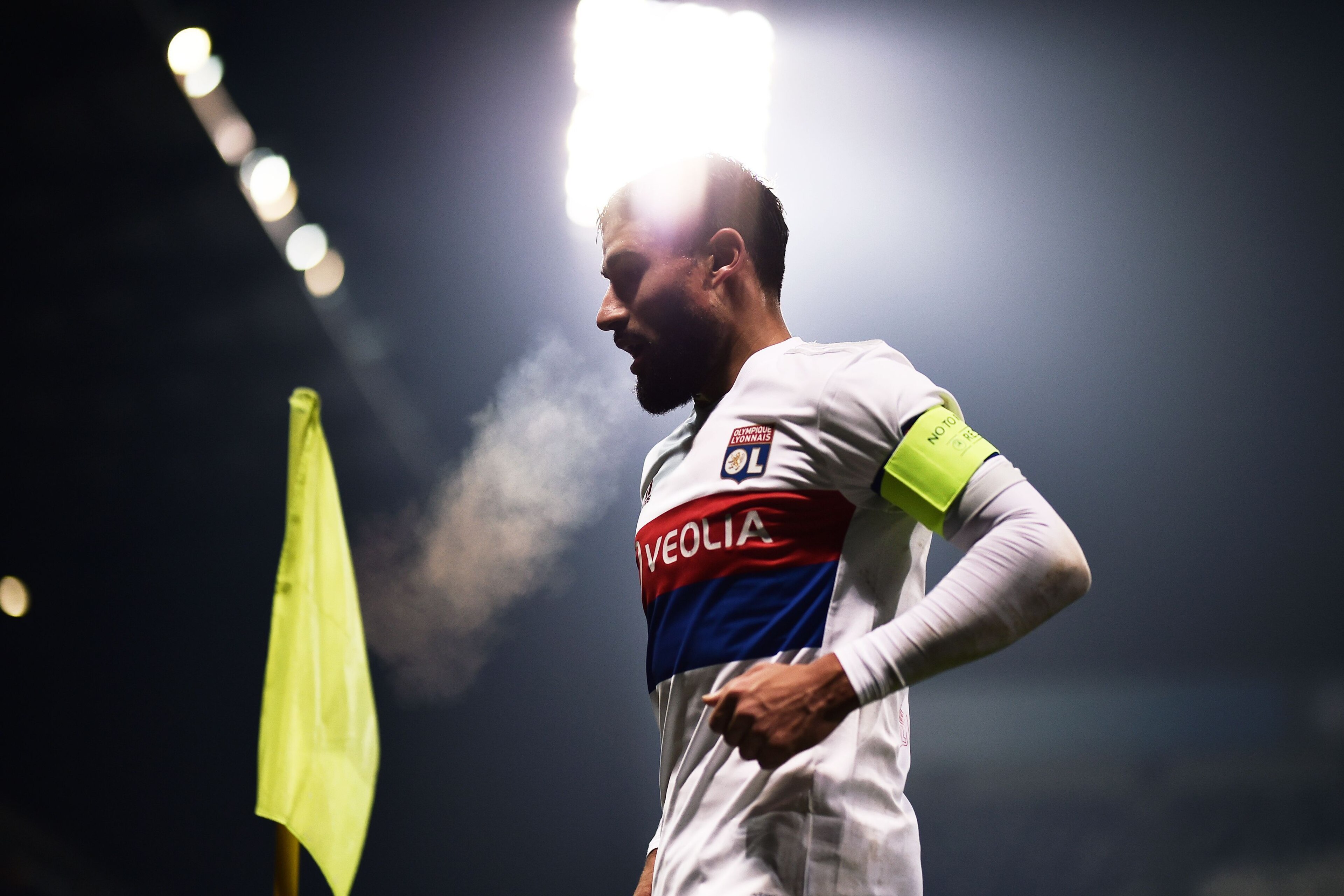 Lyon's forward Nabil Fekir looks on during the UEFA Europa League group E football match Atalanta vs Olympique Lyonnais at the Mapei Stadium in Reggio Emilia on December 7, 2017.   / AFP PHOTO / MARCO BERTORELLO        (Photo credit should read MARCO BERT