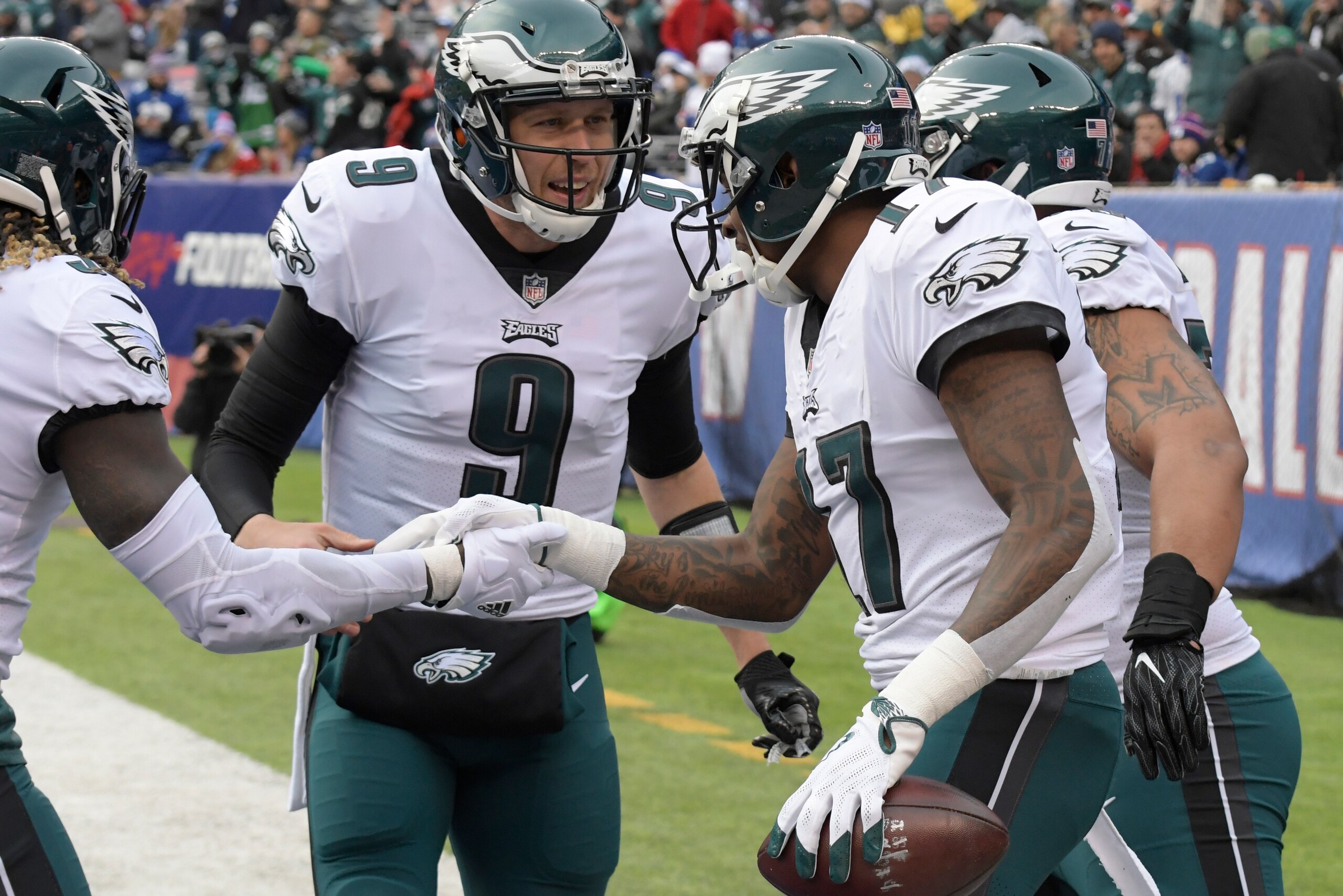Nick Foles and the Eagles are on top of the NFC playoff structure.