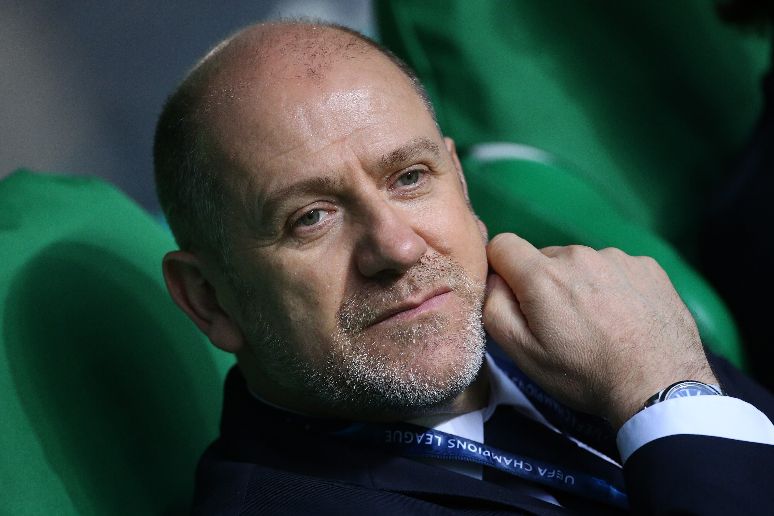 GLASGOW, SCOTLAND - SEPTEMBER 12: Sporting Director of PSG Antero Henrique before the UEFA Champions League match between Celtic Glasgow and Paris Saint Germain (PSG) at Celtic Park on September 12, 2017 in Glasgow, Scotland. (Photo by Jean Catuffe/Getty GLASGOW, SCOTLAND - SEPTEMBER 12: Sporting Director of PSG Antero Henrique before the UEFA Champions League match between Celtic Glasgow and Paris Saint Germain (PSG) at Celtic Park on September 12, 2017 in Glasgow, Scotland. (Photo by Jean Catuffe/Getty