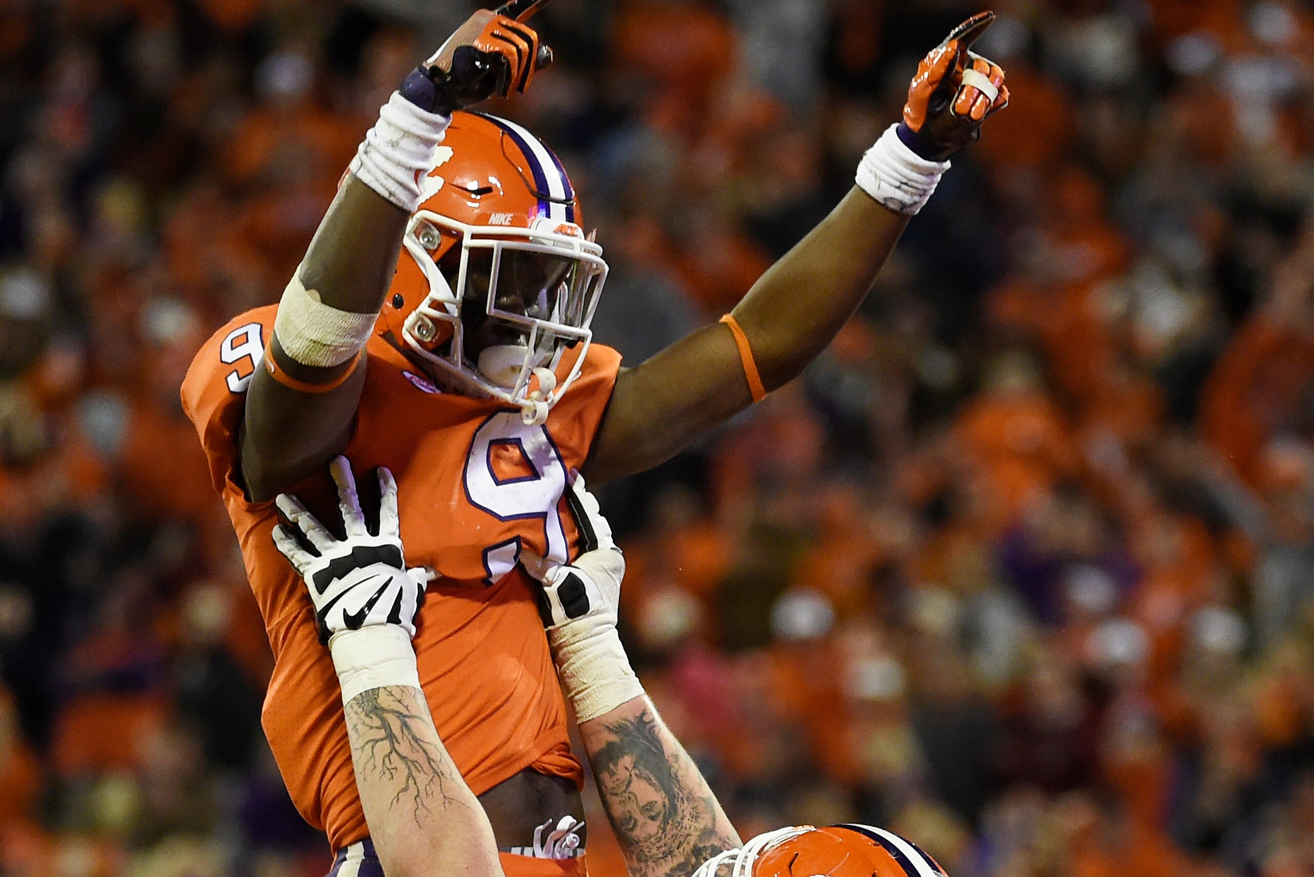 Clemson running back Travis Etienne