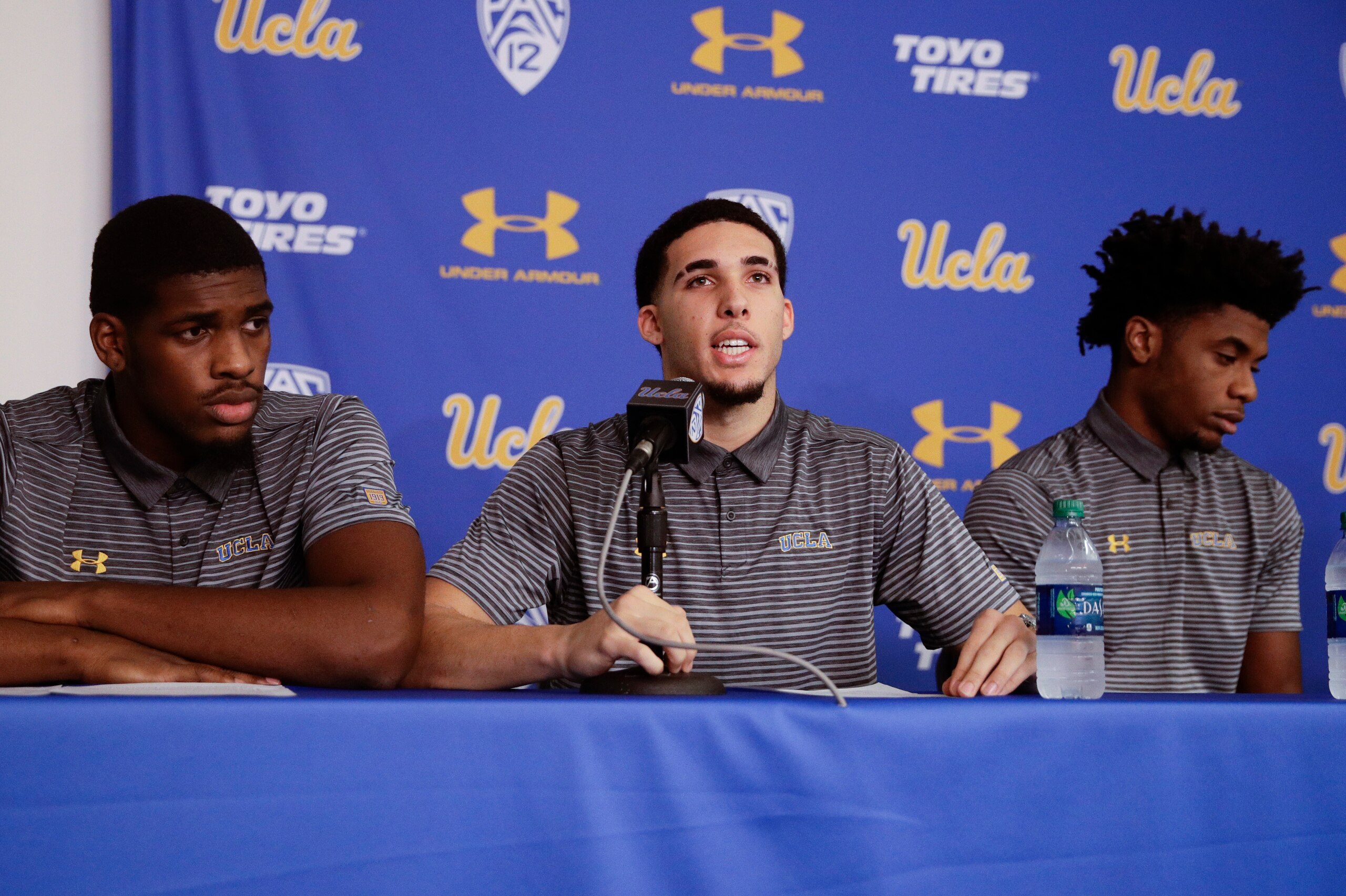 Cody Riley, LiAngelo Ball and Jalen Hill apologize for shoplifting in China. Cody Riley, LiAngelo Ball and Jalen Hill apologize for shoplifting in China.