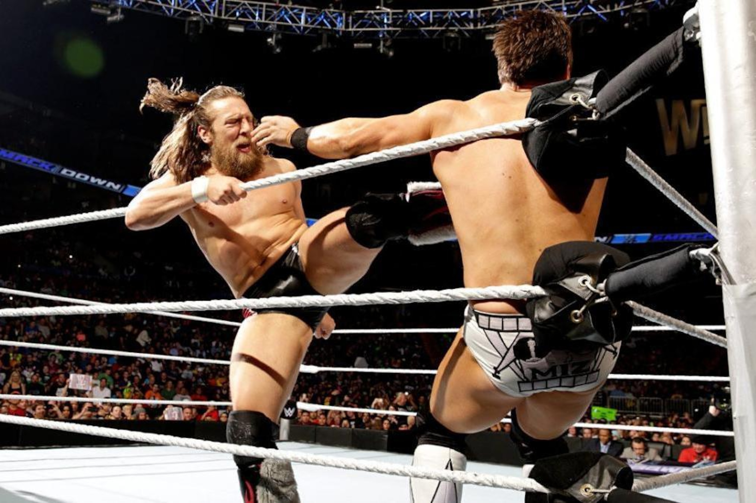 It's been too long since we've seen Daniel Bryan lay into someone with his trademark kicks.