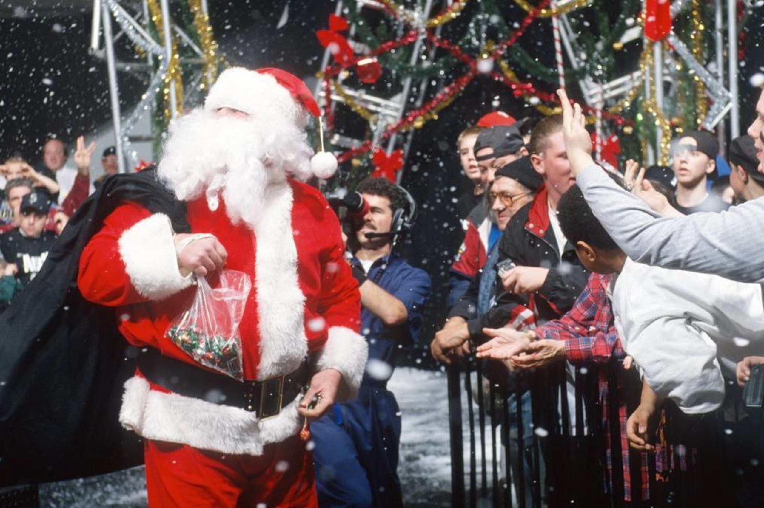 Santa Claus on Raw.