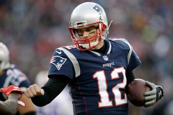 Tom Brady and the Patriots are heavy favorites to win the AFC title.