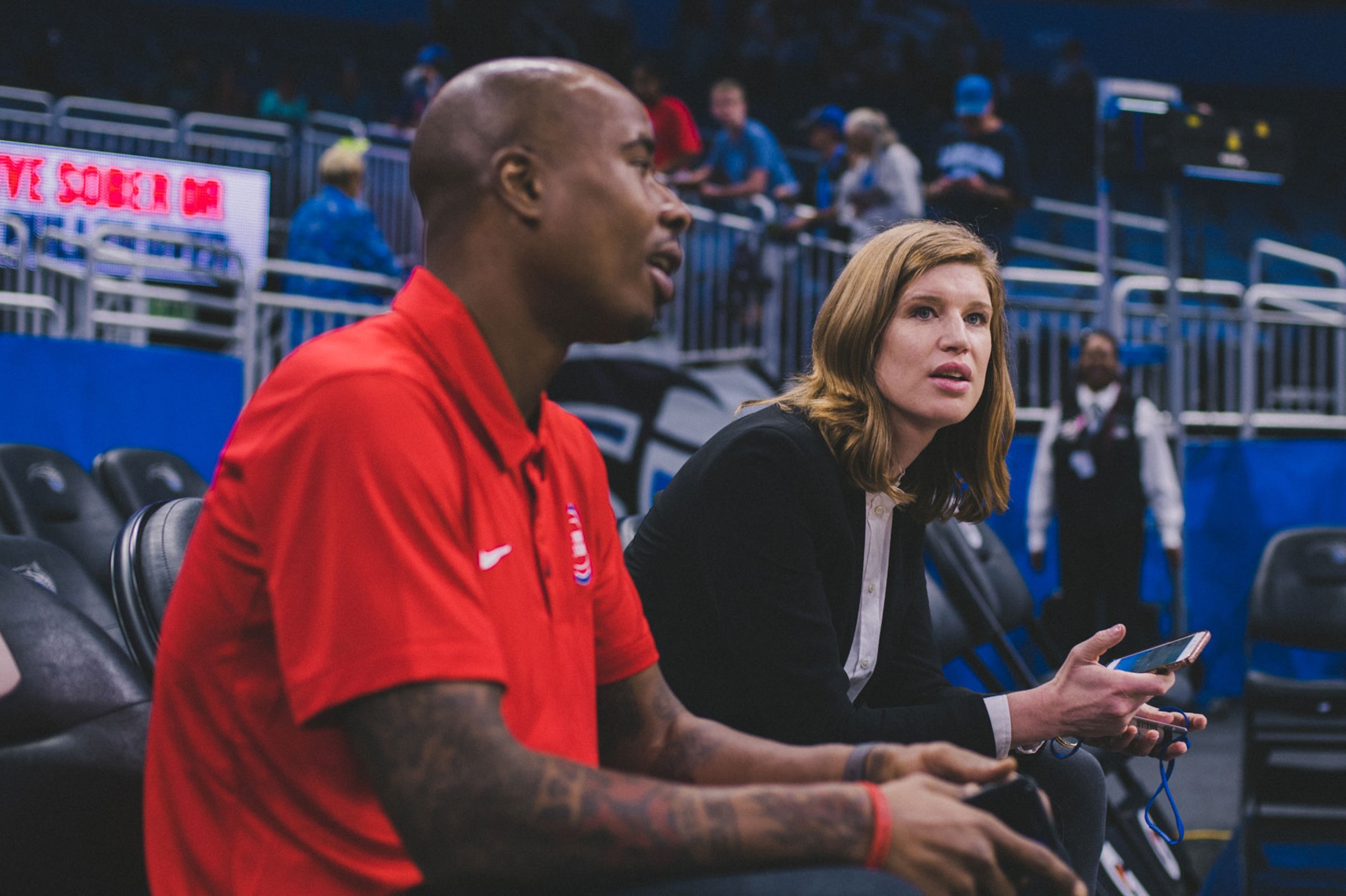 After working in the NBA offices for six years, Becky Bonner was hired in June to do everything from scouting players to arranging team dinners. After working in the NBA offices for six years, Becky Bonner was hired in June to do everything from scouting players to arranging team dinners.