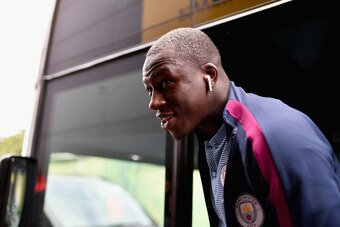 WATFORD, ENGLAND - SEPTEMBER 16:  Benjamin Mendy of Manchester City arrives at the stadium prior to the Premier League match between Watford and Manchester City at Vicarage Road on September 16, 2017 in Watford, England.  (Photo by Dan Mullan/Getty Images