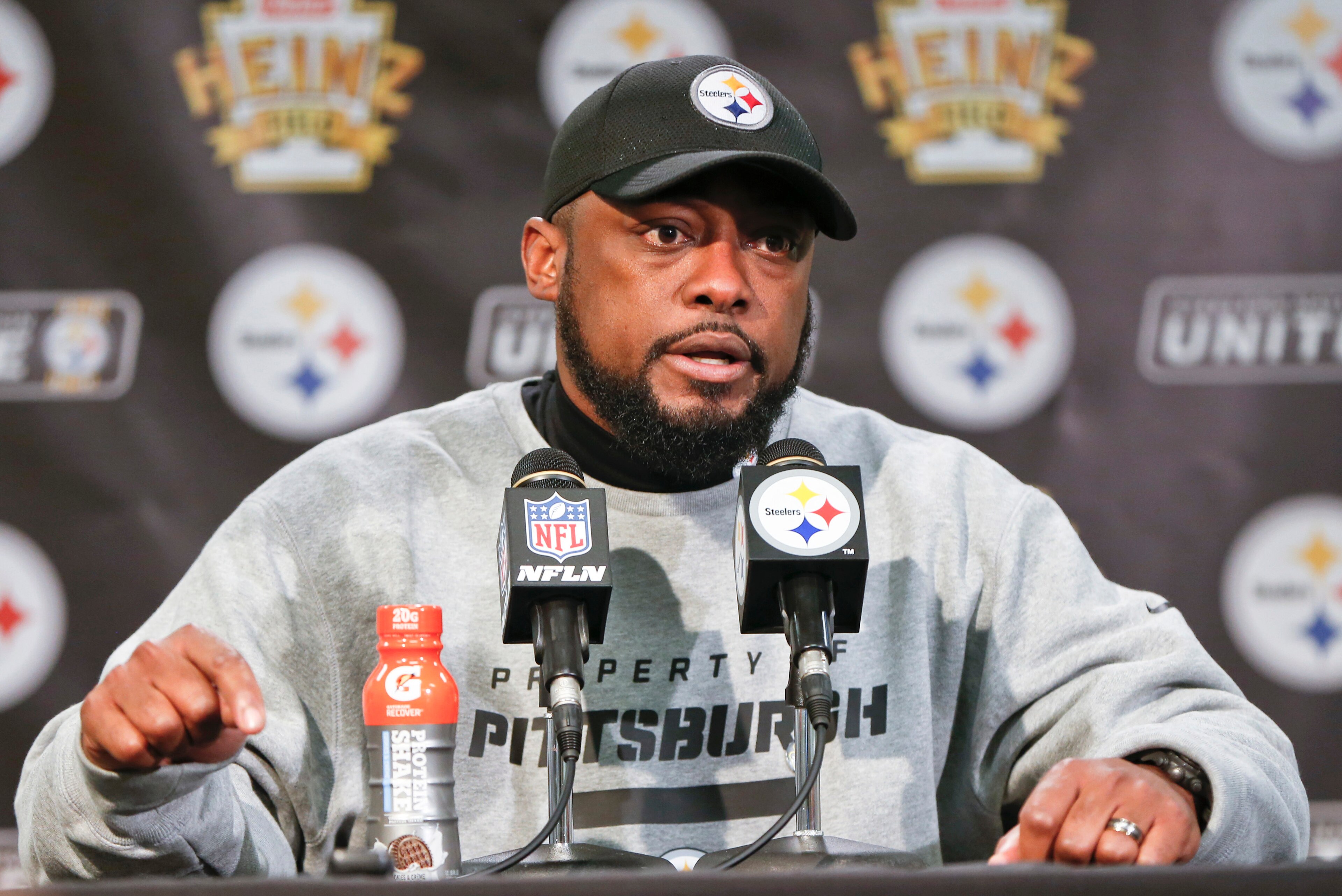 Steelers coach Mike Tomlin Steelers coach Mike Tomlin