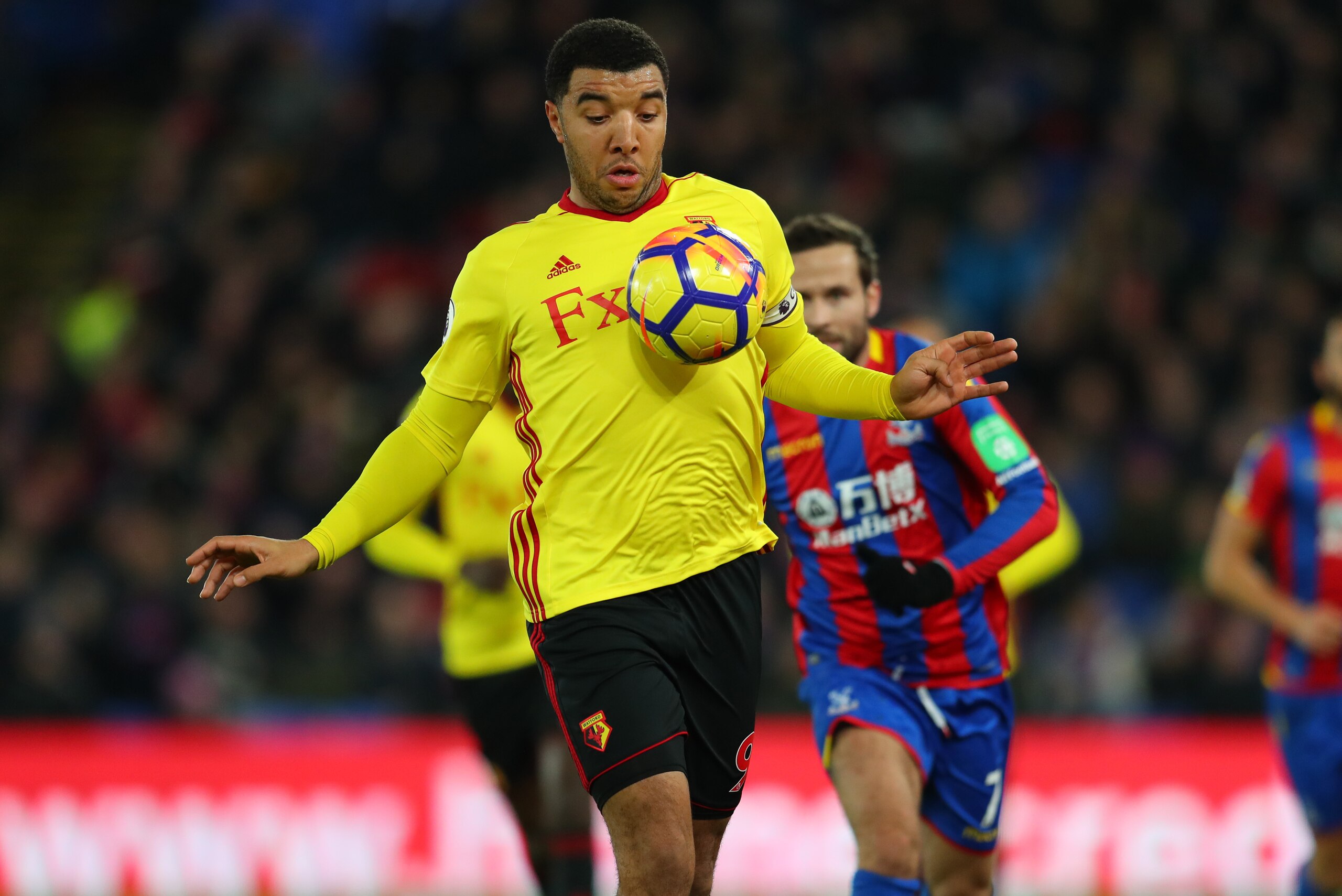 LONDON, ENGLAND - DECEMBER 12: Troy Deeney of Watford during the Premier League match between Crystal Palace and Watford at Selhurst Park on December 12, 2017 in London, England. (Photo by Catherine Ivill/Getty Images)