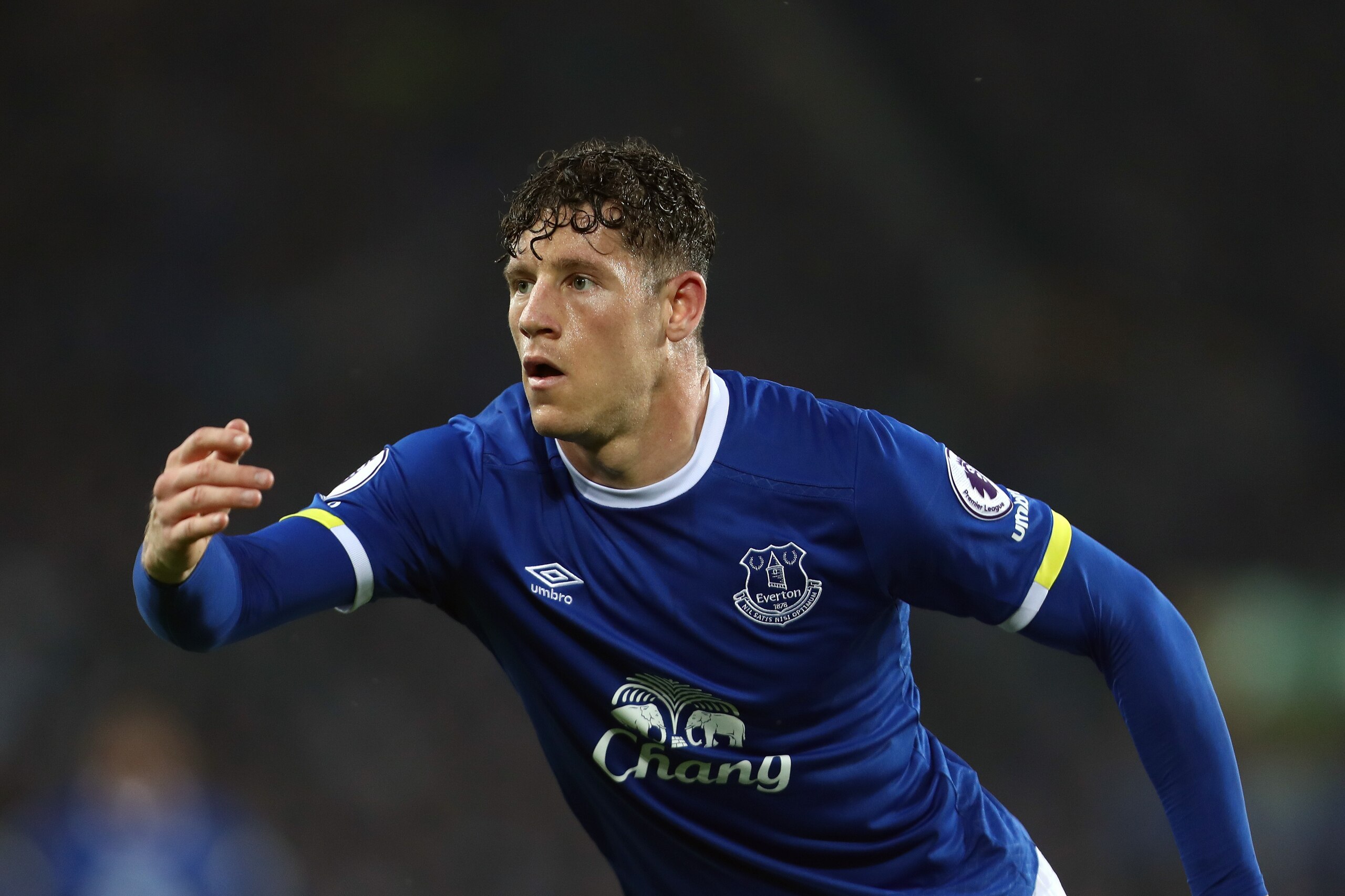 LIVERPOOL, ENGLAND - MAY 12: Ross Barkley of Everton during the Premier League match between Everton and Watford at Goodison Park on May 12, 2017 in Liverpool, England. (Photo by James Baylis - AMA/Getty Images)