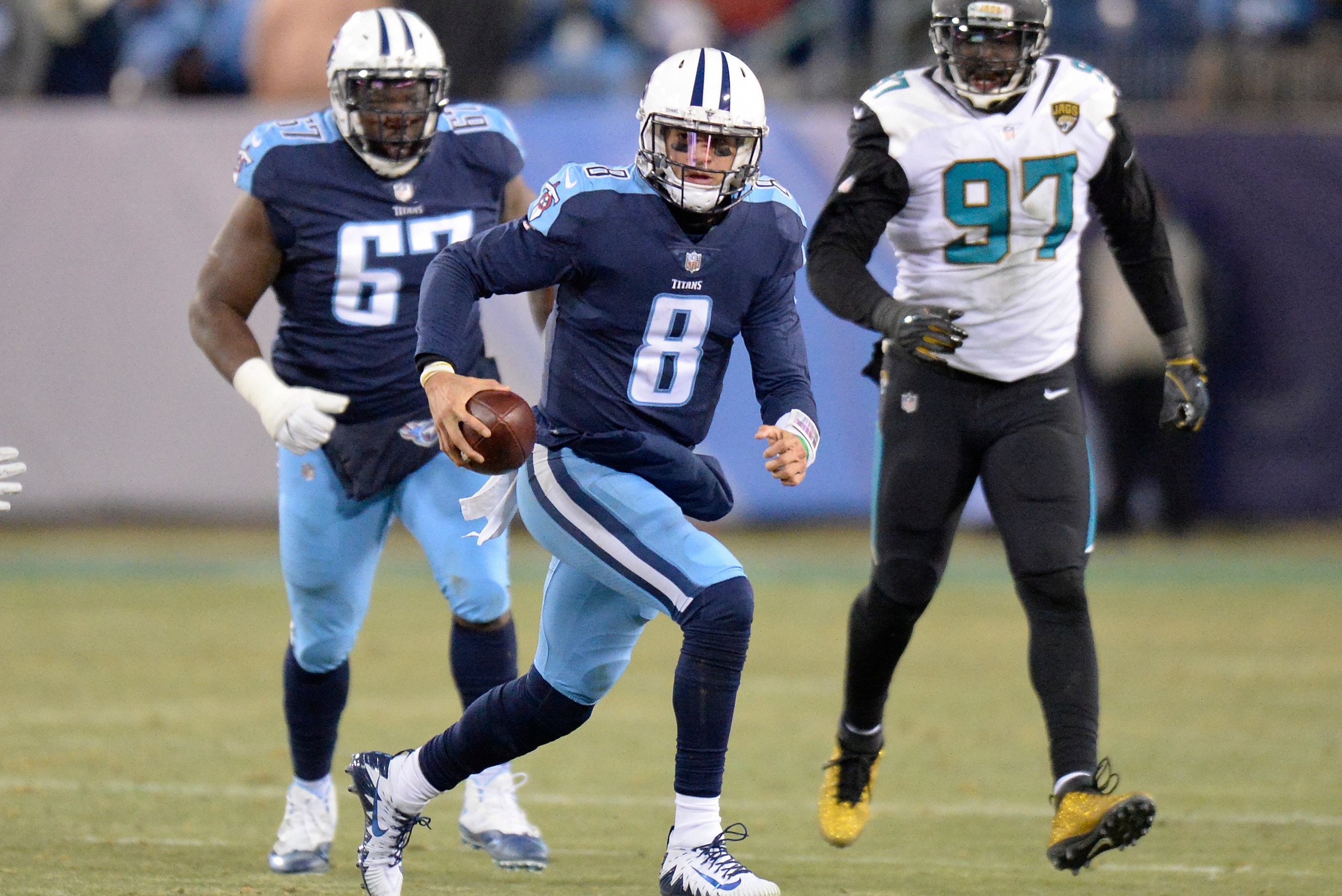 Marcus Mariota has the quickness and athleticism to cause problems for the Chiefs.