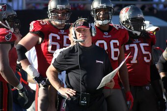 The Buccaneers had some early discussions about a reunion with Jon Gruden before deciding they couldn't match what he was being offered by the Raiders.