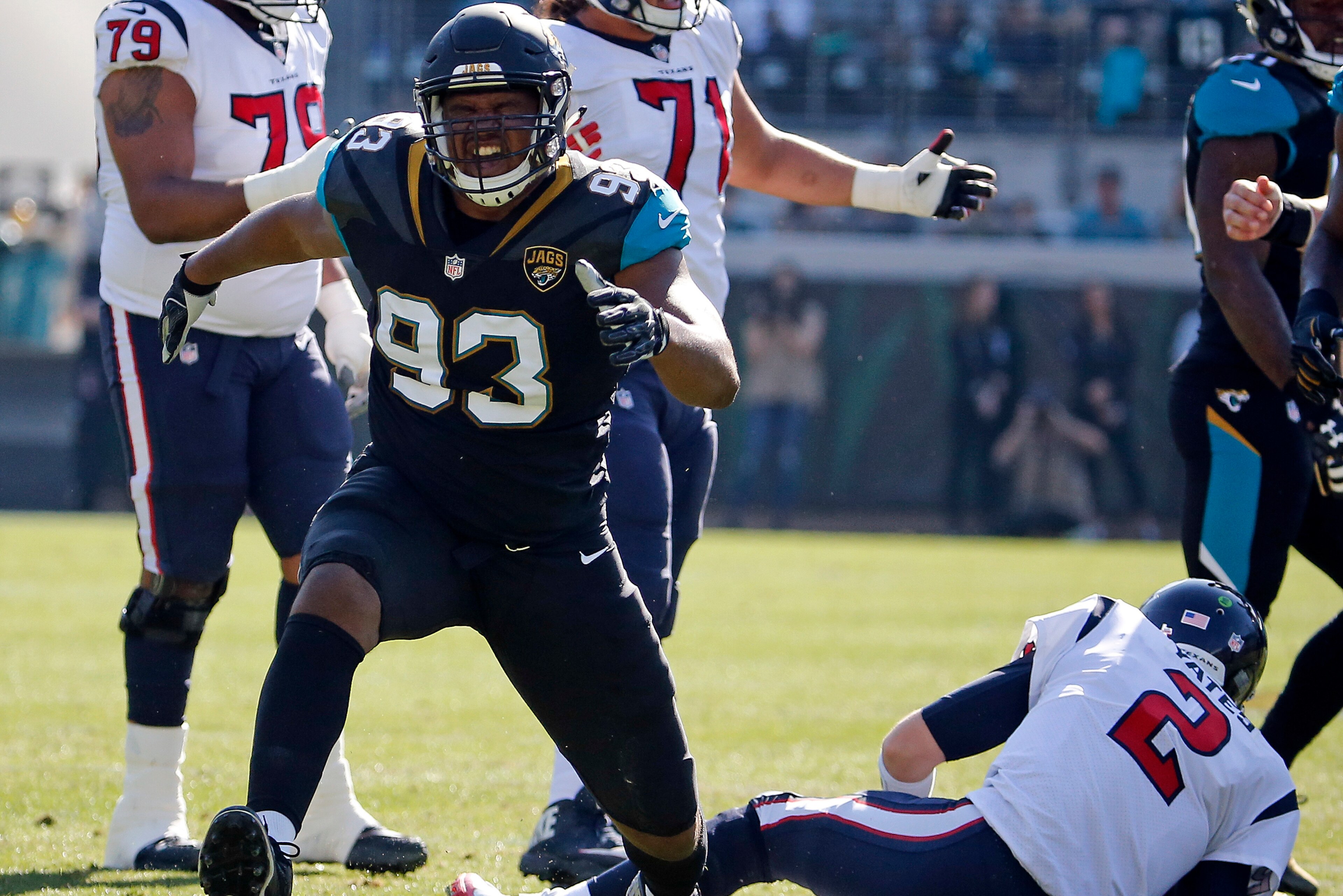 Calais Campbell is nearly unstoppable as a pass-rusher.