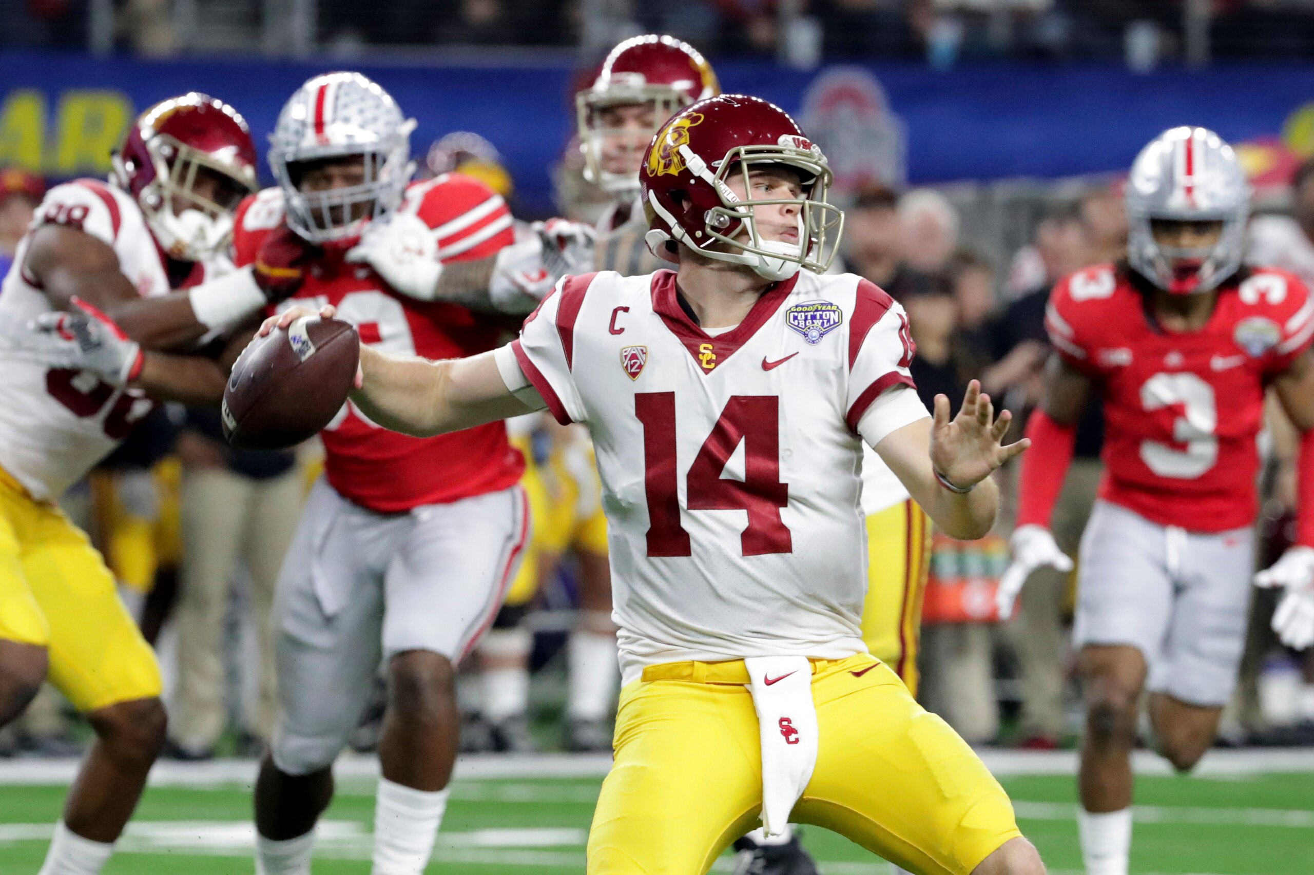 Sam Darnold has a few flaws to correct in his game.