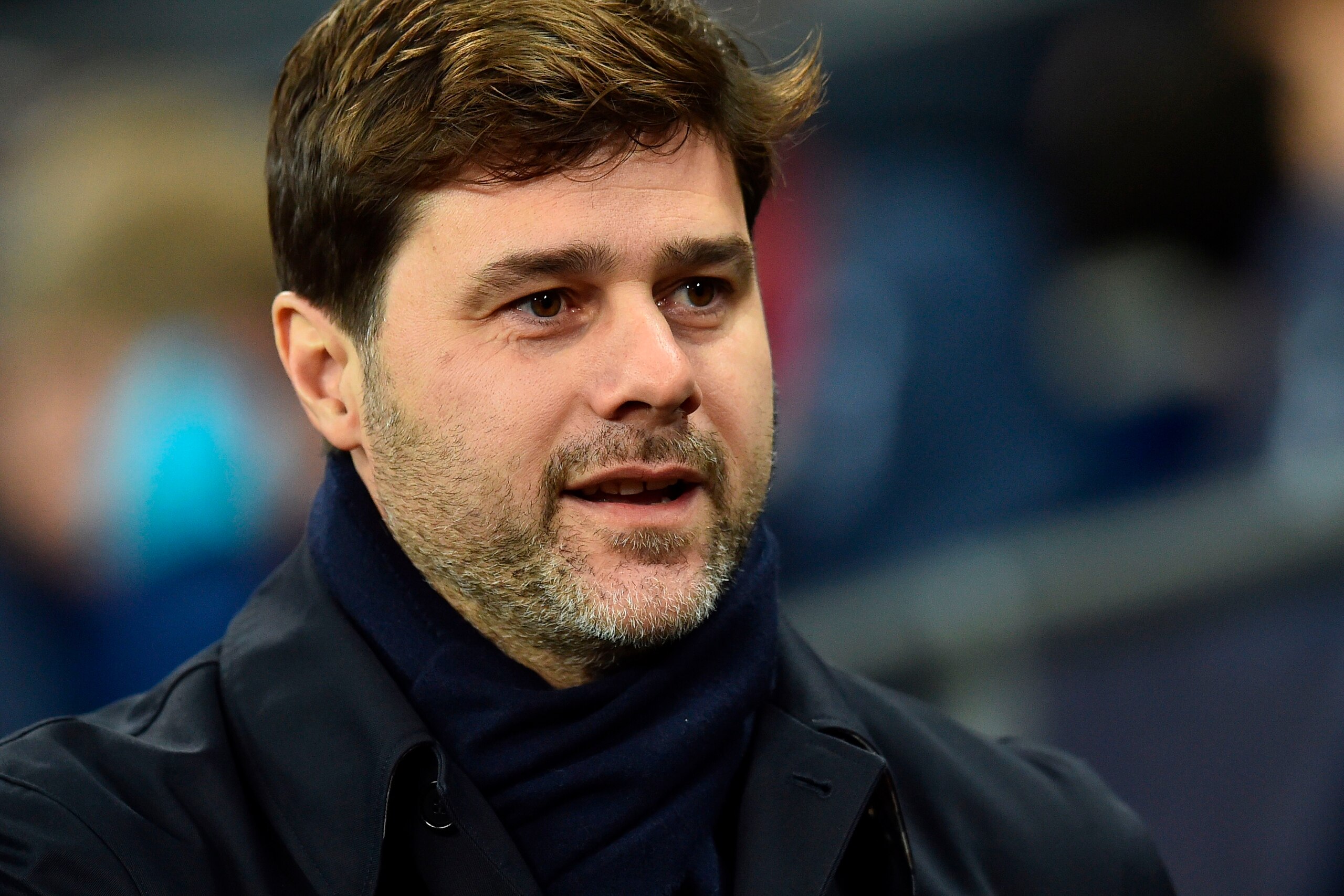 Tottenham Hotspur's Argentinian head coach Mauricio Pochettino arrives for the English Premier League football match between Tottenham Hotspur and West Ham United at Wembley Stadium in London, on January 4, 2018. / AFP PHOTO / Glyn KIRK / RESTRICTED TO ED