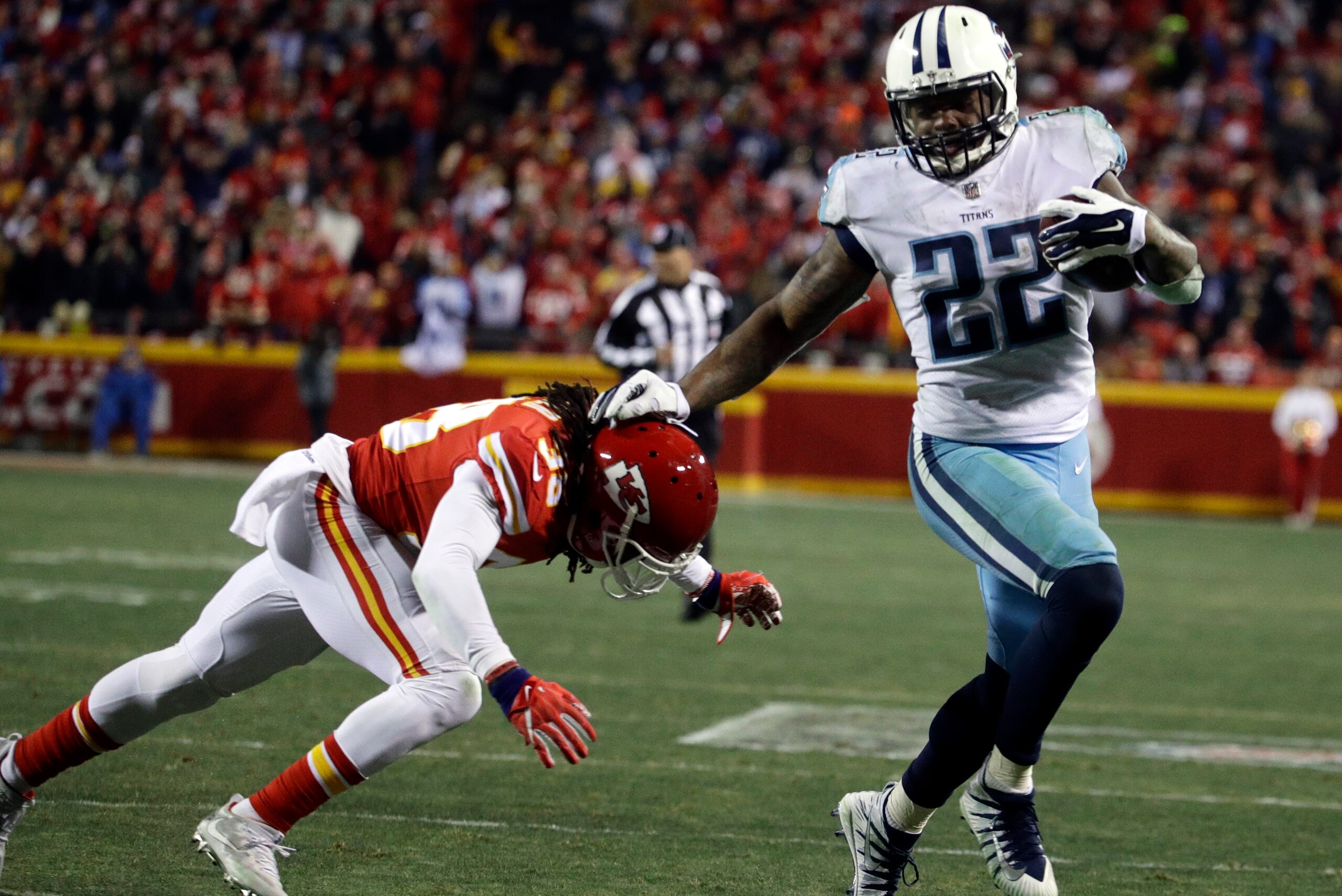 Derrick Henry will try to build off his 156-yard performance against Kansas City