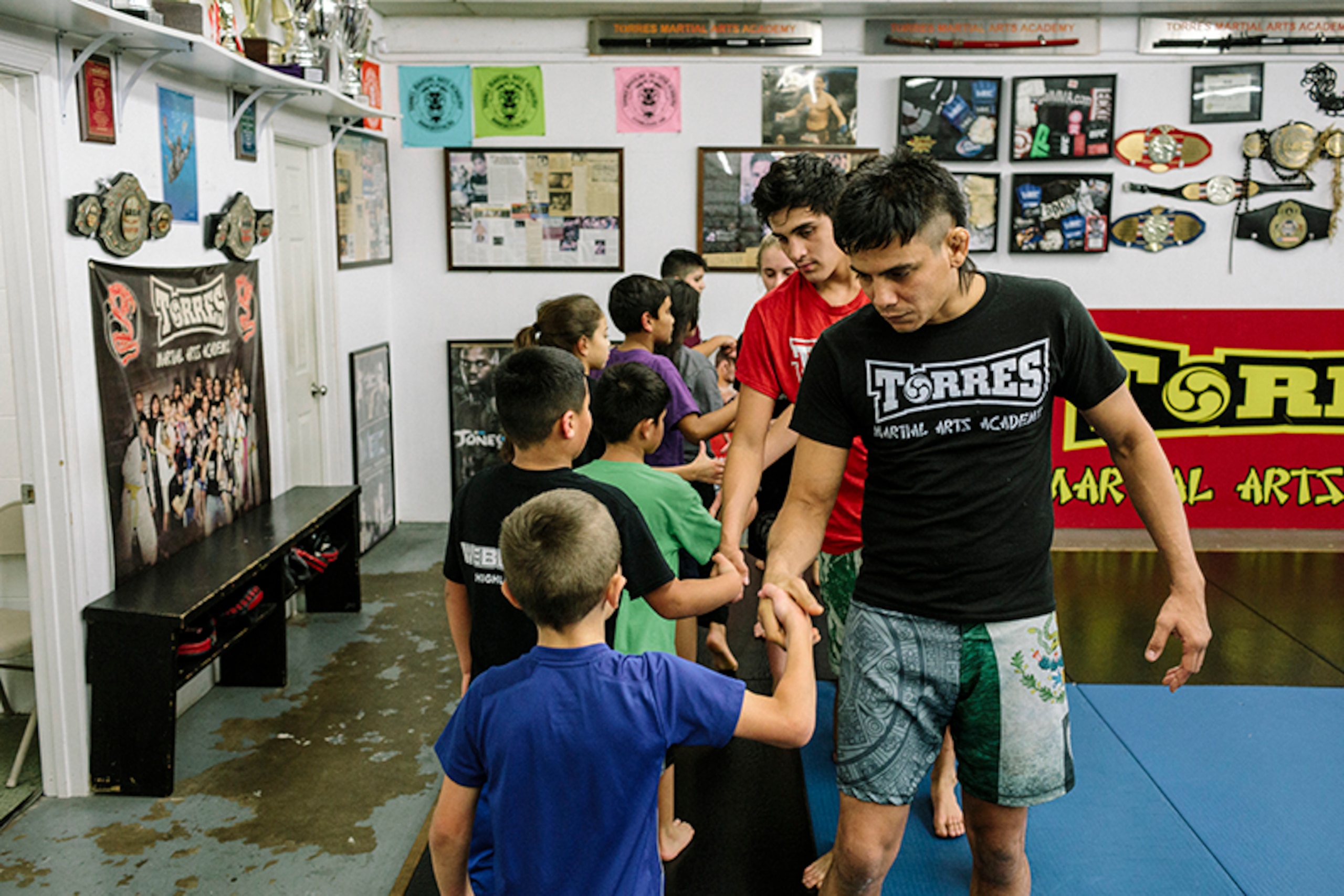 Students of all ages participate in classes at Torres MMA.
