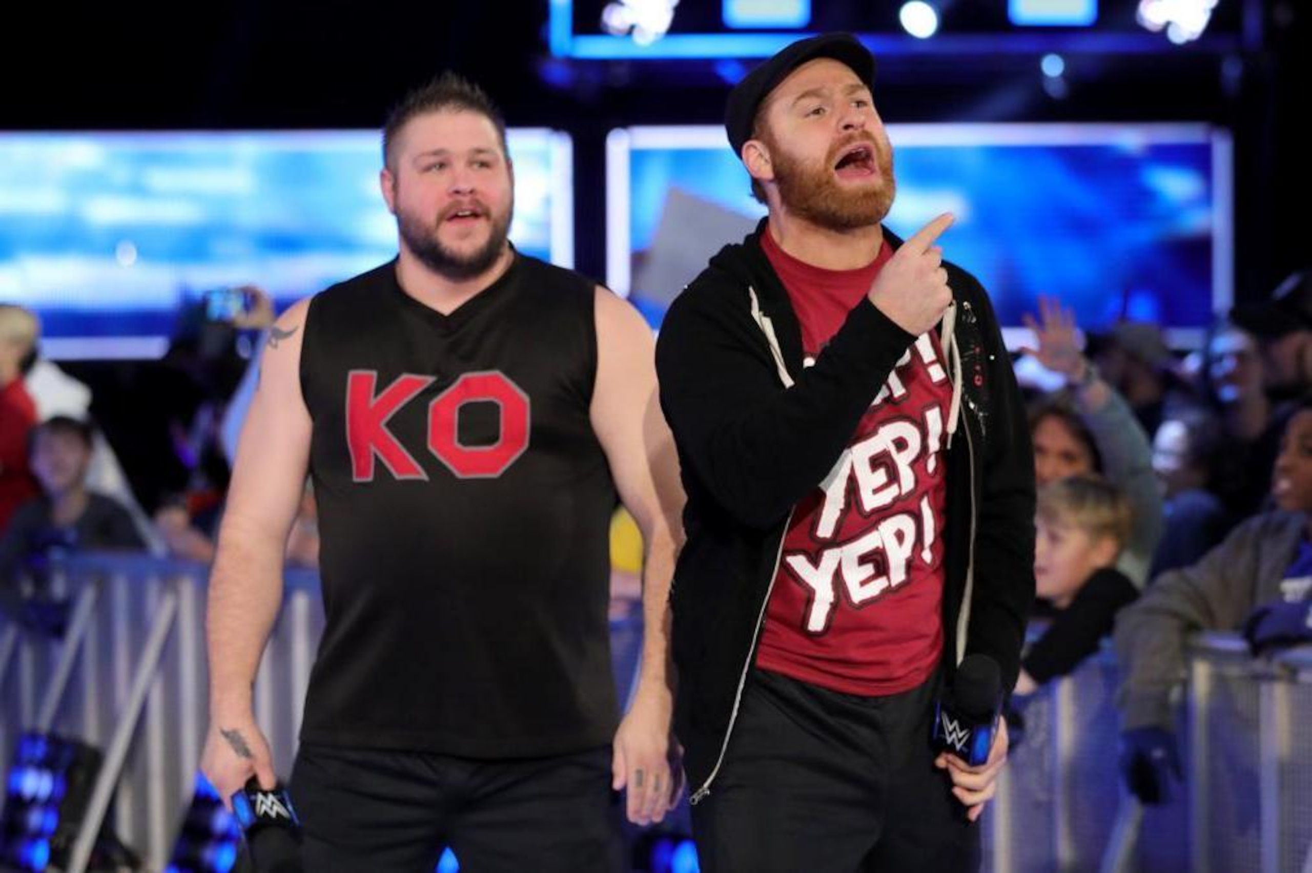 Kevin Owens may have to stick to talking on Tuesday's SmackDown while Sami Zayn does the fighting.