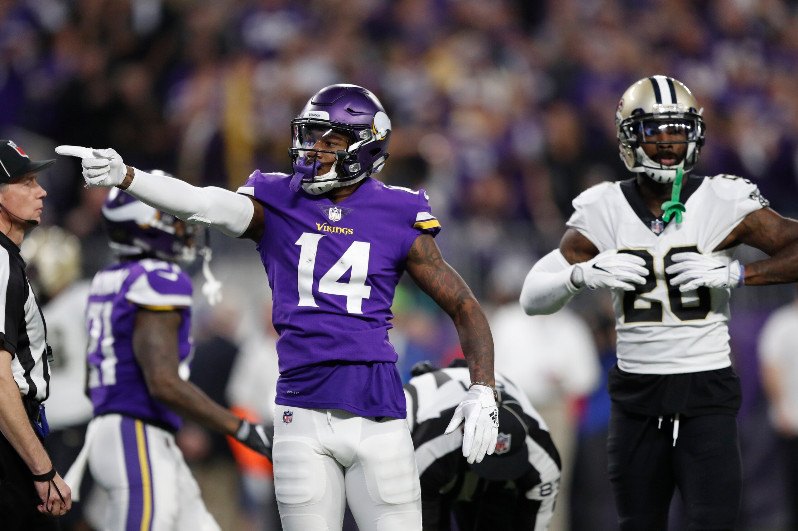 Vikings wideout Stefon Diggs
