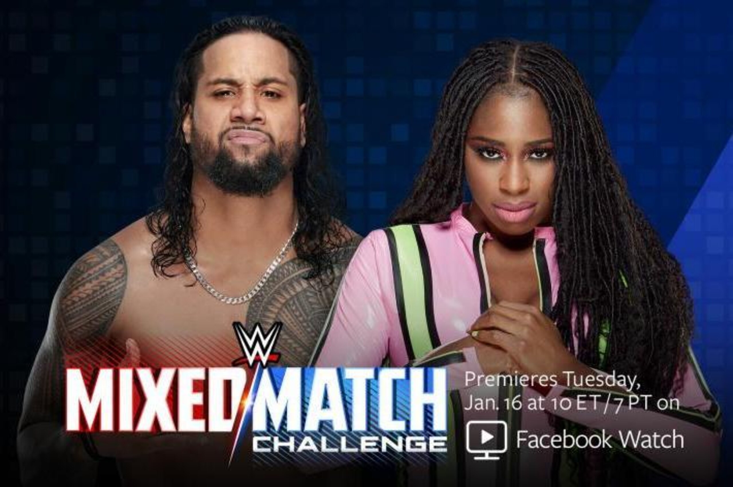 Jimmy Uso and Naomi will be one of two husband-and-wife teams at the Mixed Match Challenge.