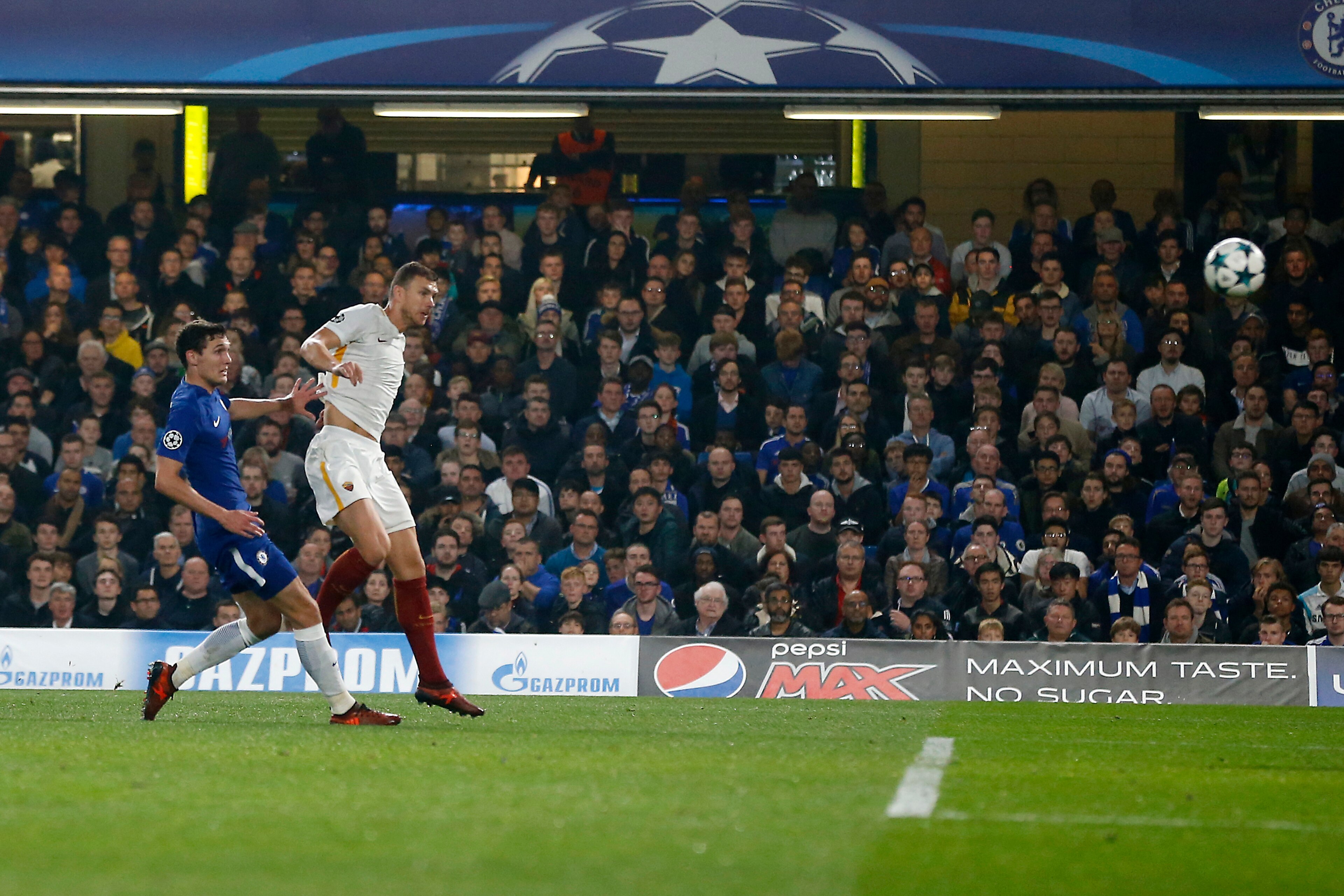 Dzeko was excellent in the Champions League against Chelsea.