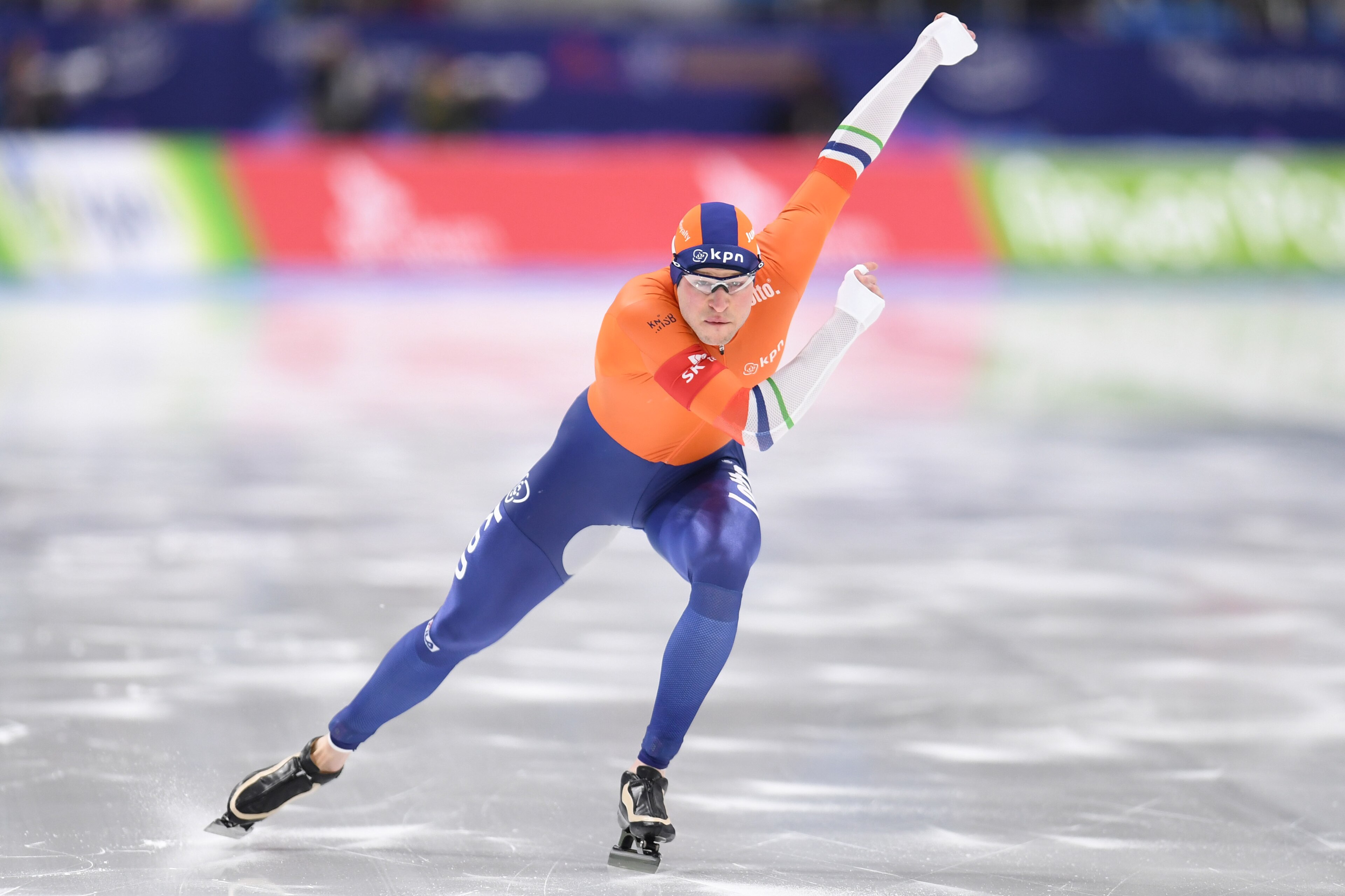 GANGNEUNG, SOUTH KOREA - FEBRUARY 12:  Sven Kramer of Netherlands competes in the men 1500m during the ISU World Single Distances Speed Skating Championships - Gangneung - Test Event For Pyeongchang 2018 Olympic Winter Games at Gangneung Oval on February 
