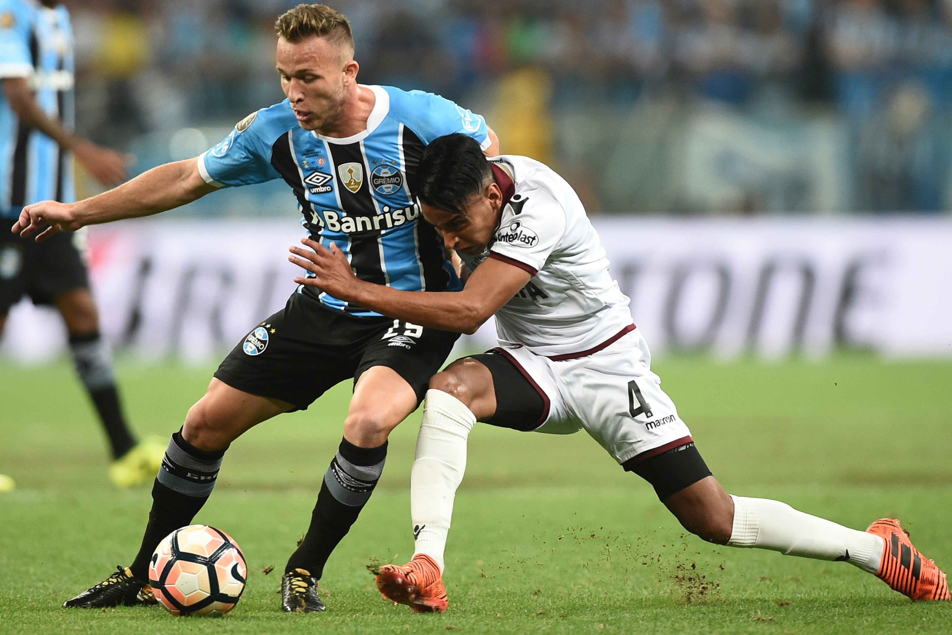 Arthur is a difficult player to stop in full flight.