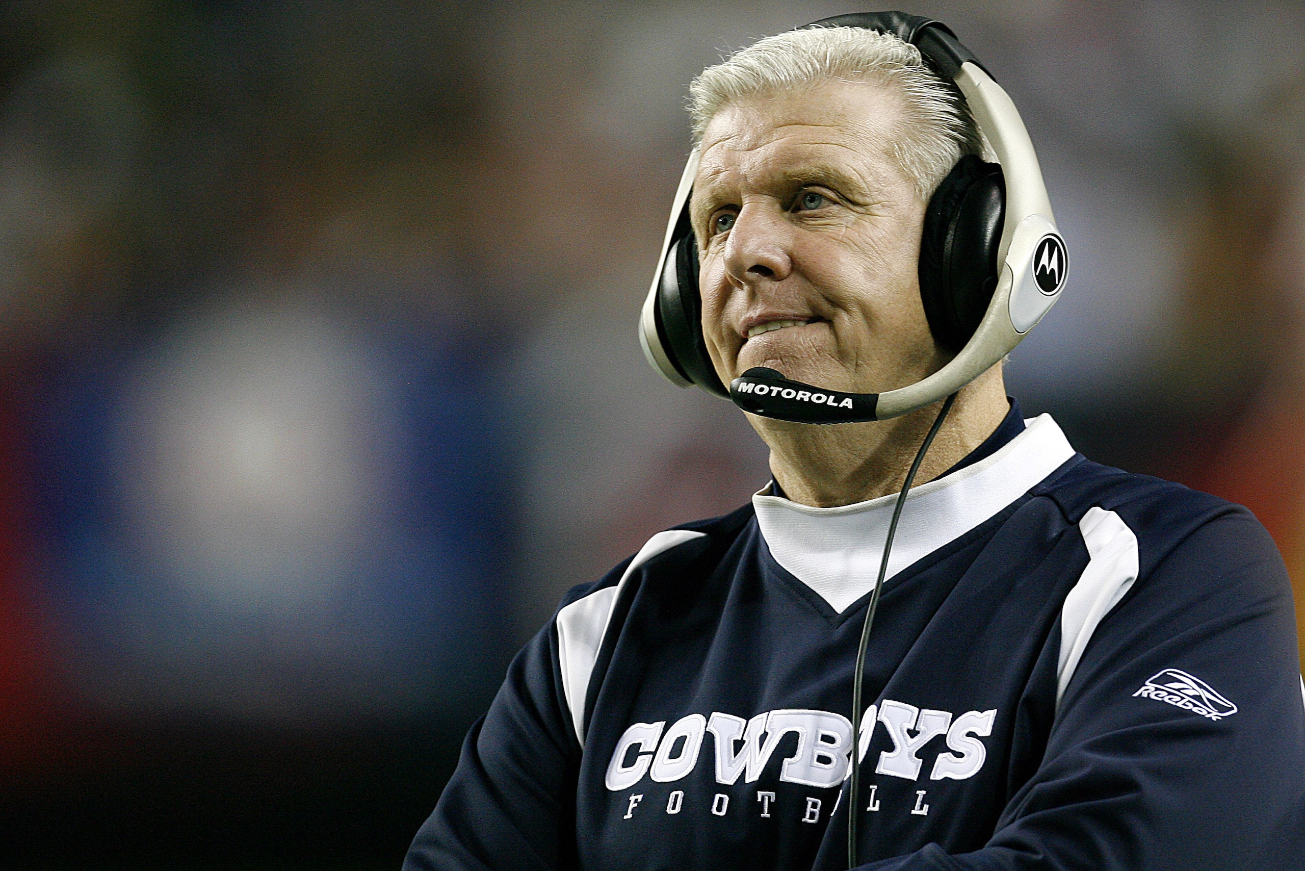 Dallas head coach Bill Parcells during the second half of the Cowboys 38-28 win over Atlanta Saturday, December 16, 2006, at the Georgia Dome in Atlanta, Georgia. (Photo by Kevin C. Cox/Getty Images) Dallas head coach Bill Parcells during the second half of the Cowboys 38-28 win over Atlanta Saturday, December 16, 2006, at the Georgia Dome in Atlanta, Georgia. (Photo by Kevin C. Cox/Getty Images)