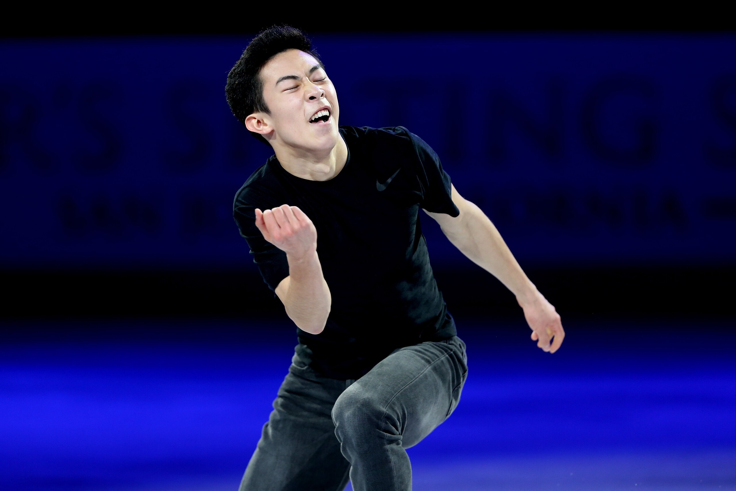 SAN JOSE, CA - JANUARY 07:  Nathan Chen skates in the Smucker's Skating Spectacular during the 2018 Prudential U.S. Figure Skating Championships at the SAP Center on January 7, 2018 in San Jose, California.  (Photo by Matthew Stockman/Getty Images)