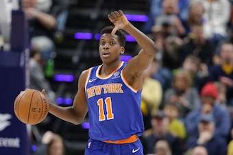 The Knicks still have high hopes for rookie guard Frank Ntilikina, despite the optics of bringing in another young point guard in Emmanuel Mudiay.