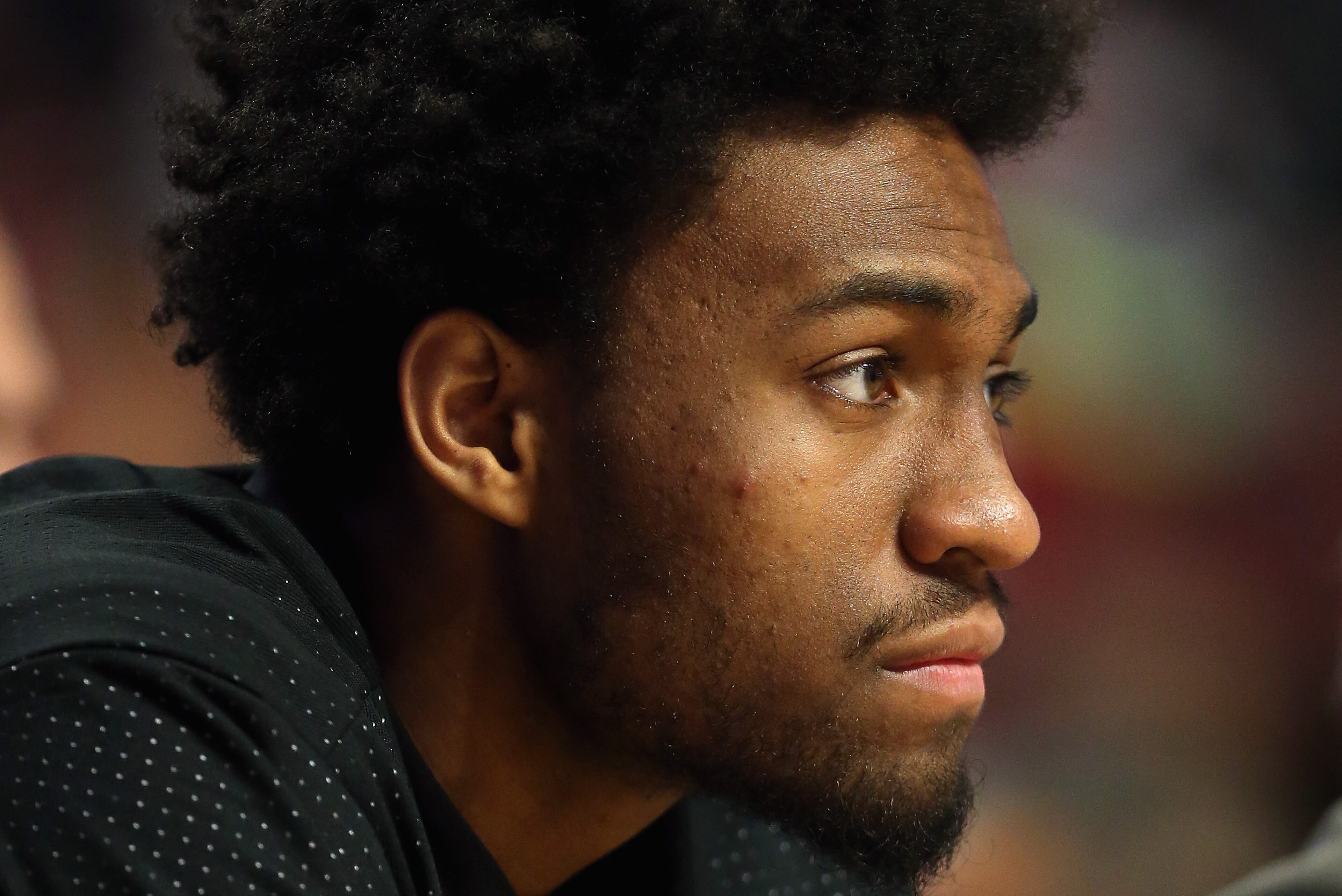 CHICAGO, IL - OCTOBER 06: Jabari Parker #12 of the Milwaukee Bucks watches from the bench as his teammates take on the Chicago Bulls during a preseason game at the United Center on October 6, 2015 in Chicago, Illinois. The Bulls defeated the Bucks 105-95. CHICAGO, IL - OCTOBER 06: Jabari Parker #12 of the Milwaukee Bucks watches from the bench as his teammates take on the Chicago Bulls during a preseason game at the United Center on October 6, 2015 in Chicago, Illinois. The Bulls defeated the Bucks 105-95.