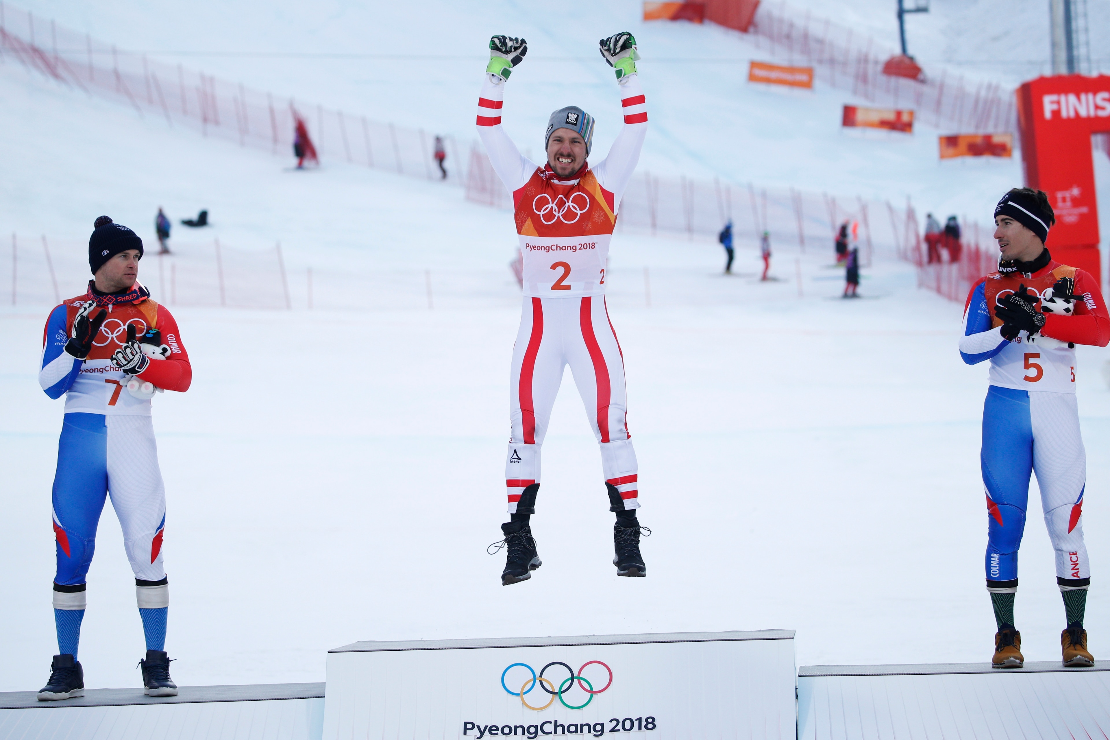 Marcel Hirscher finally got his gold medal.