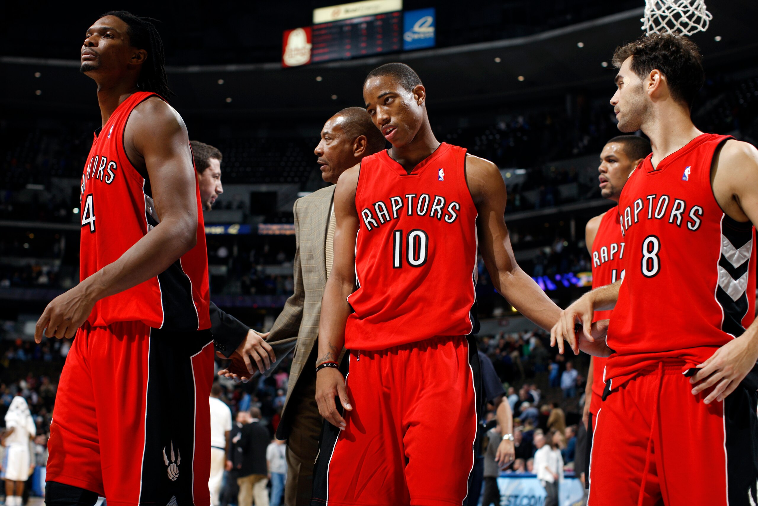 DeMar DeRozan played less than 22 minutes per game as a rookie, playing behind Chris Bosh and other veterans for a Raptors team that went 40-42.