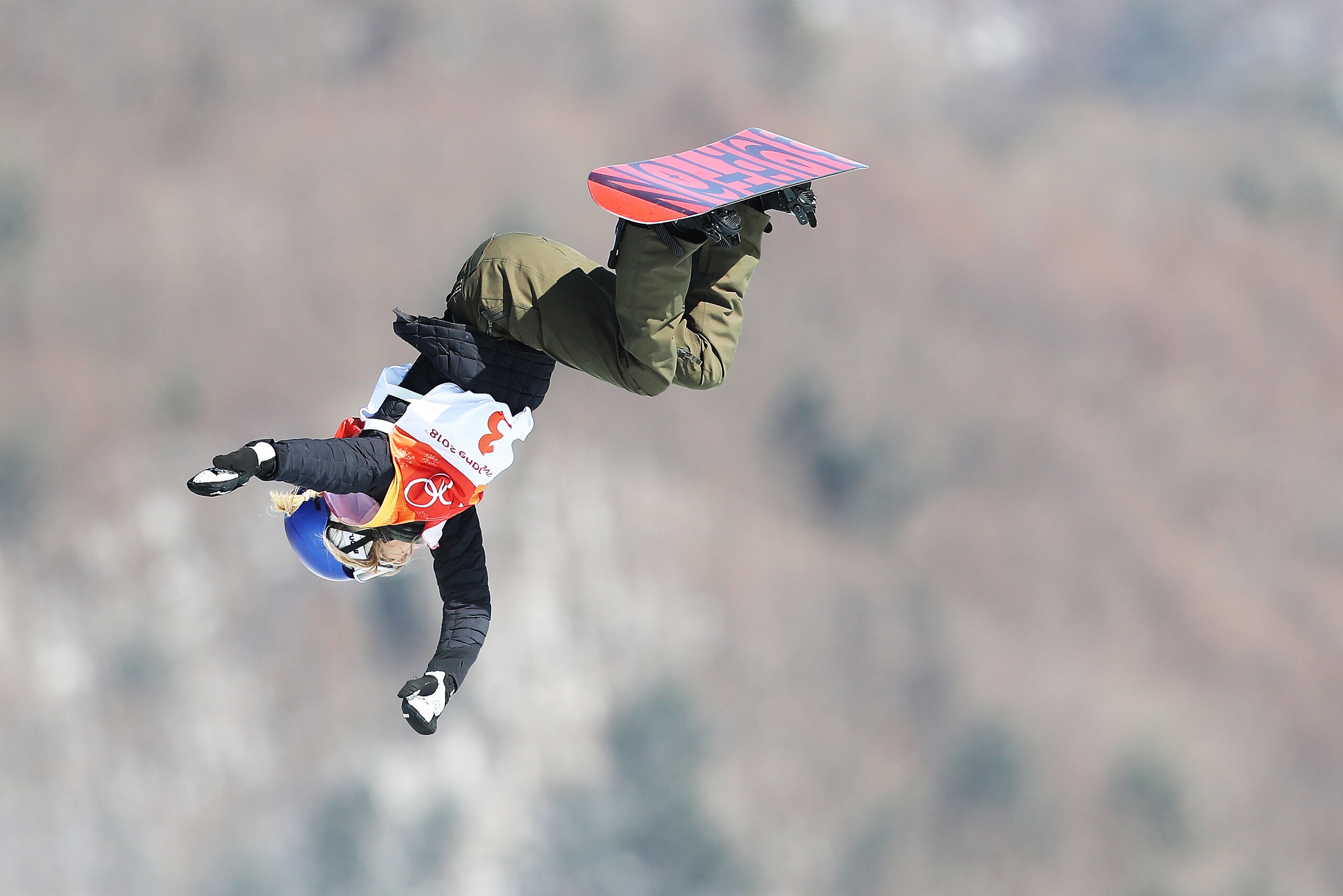 PYEONGCHANG-GUN, SOUTH KOREA - FEBRUARY 12: Anna Gasser of Austria competes in the Ladies Slopestyle Final at Phoenix Snow Park on February 12, 2018 in Pyeongchang-gun, South Korea. (Photo by Ian MacNicol/Getty Images) PYEONGCHANG-GUN, SOUTH KOREA - FEBRUARY 12: Anna Gasser of Austria competes in the Ladies Slopestyle Final at Phoenix Snow Park on February 12, 2018 in Pyeongchang-gun, South Korea. (Photo by Ian MacNicol/Getty Images)