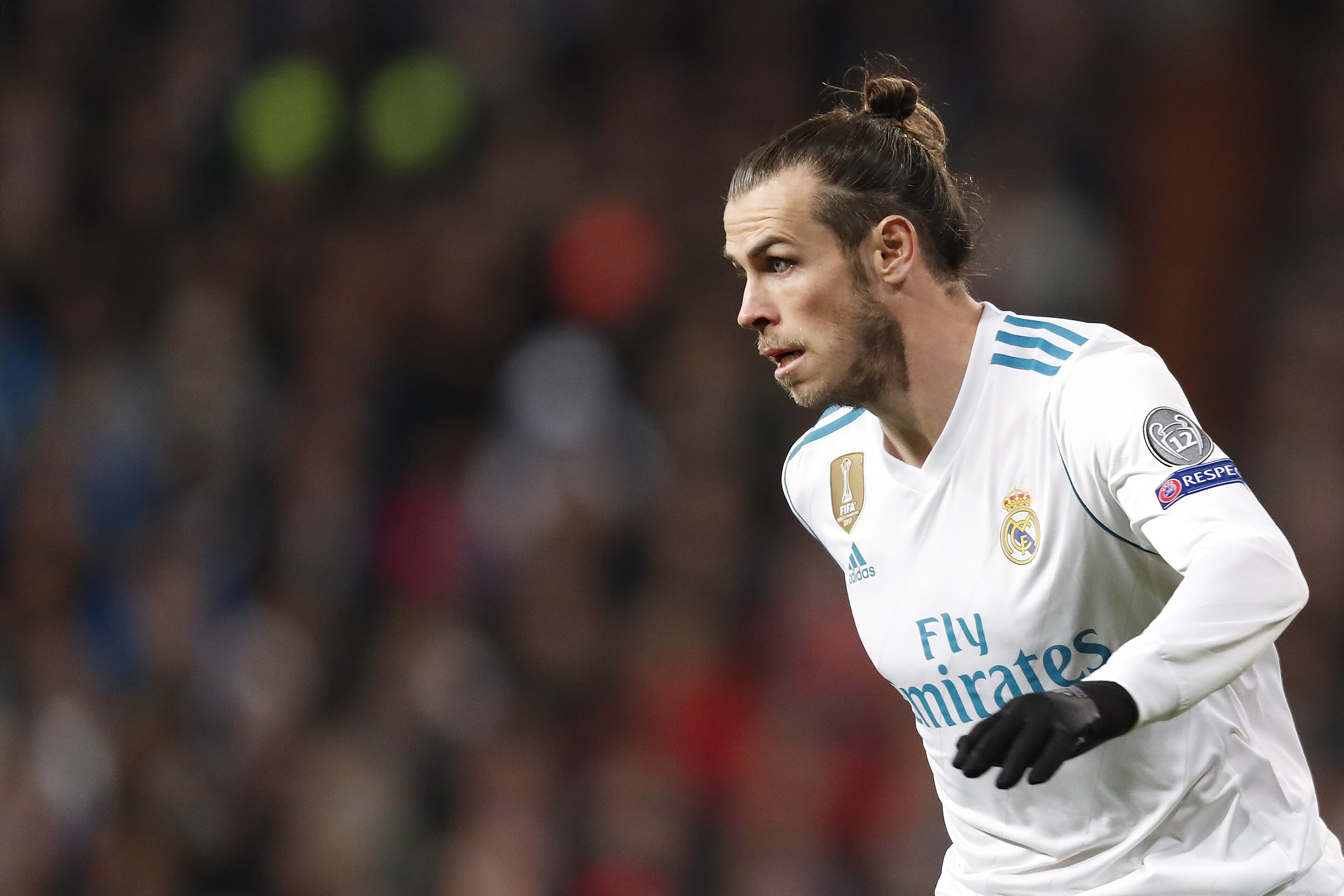 Gareth Bale of Real Madrid during the UEFA Champions League round of 16 match between Real Madrid and Paris Saint-Germain at the Santiago Bernabeu stadium on February 14, 2018 in Madrid, Spain(Photo by VI Images via Getty Images) Gareth Bale of Real Madrid during the UEFA Champions League round of 16 match between Real Madrid and Paris Saint-Germain at the Santiago Bernabeu stadium on February 14, 2018 in Madrid, Spain(Photo by VI Images via Getty Images)