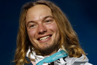 American David Wise took the gold medal in the men's halfpipe.