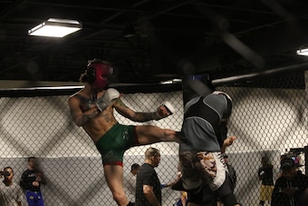 Anything can happen in an O'Malley sparring session.
