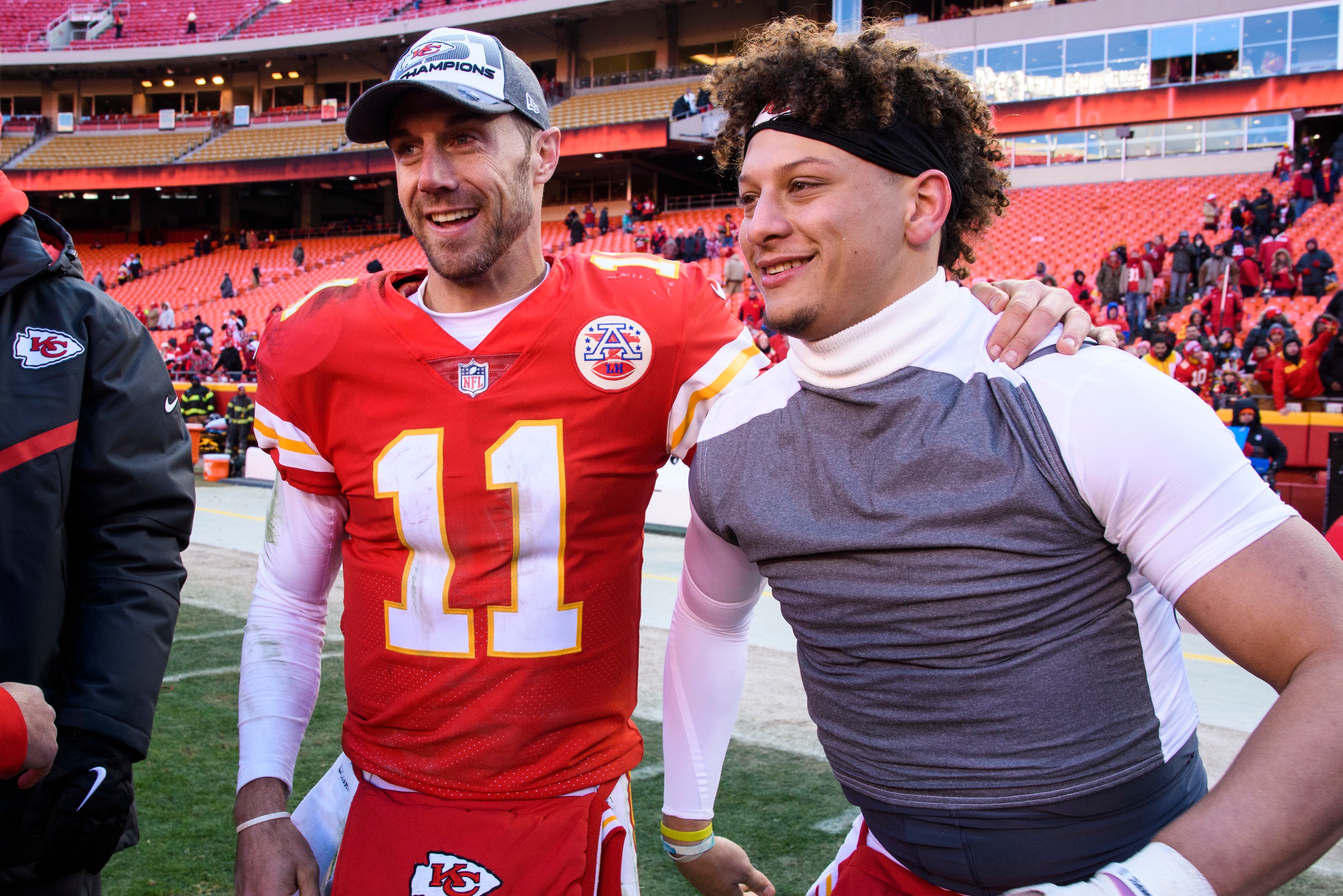 The Chiefs traded up to draft Patrick Mahomes in 2017 and then moved on from Alex Smith after the season.