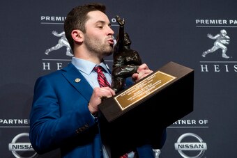 Baker Mayfield won the Heisman Trophy in 2017 and is considered a first-round pick.